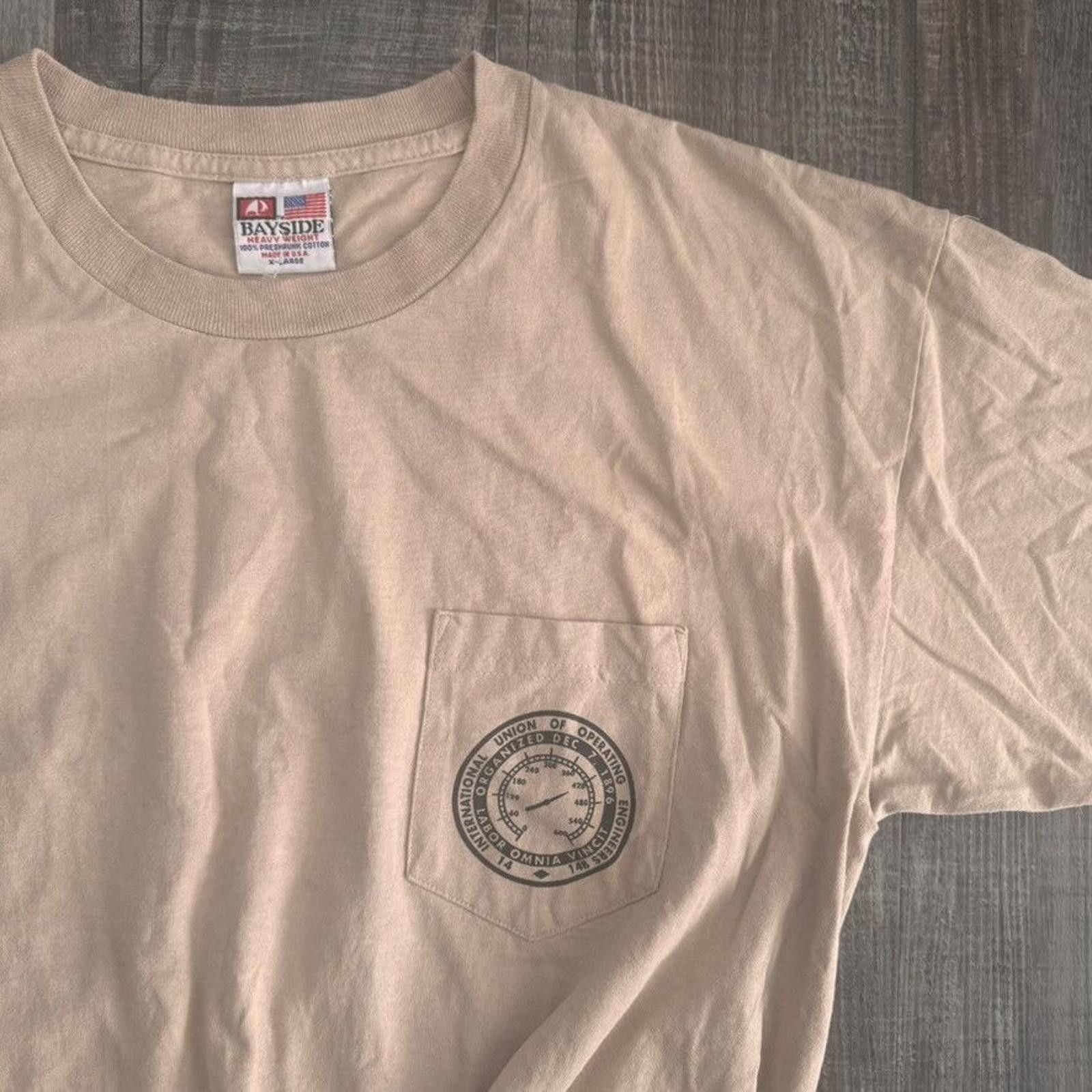 Vintage BAYSIDE • VNTG "Teamsters" Pre-Shrunk Tee (XL) Size US XL / EU 56 / 4 - 2 Thumbnail