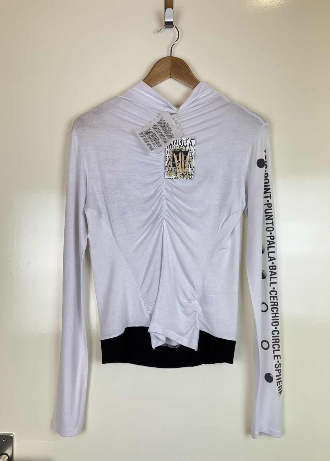 Rundholz Pianura studio avant garde gothic rundholz long sleeve top Size M / US 6-8 / IT 42-44 - 2 Thumbnail