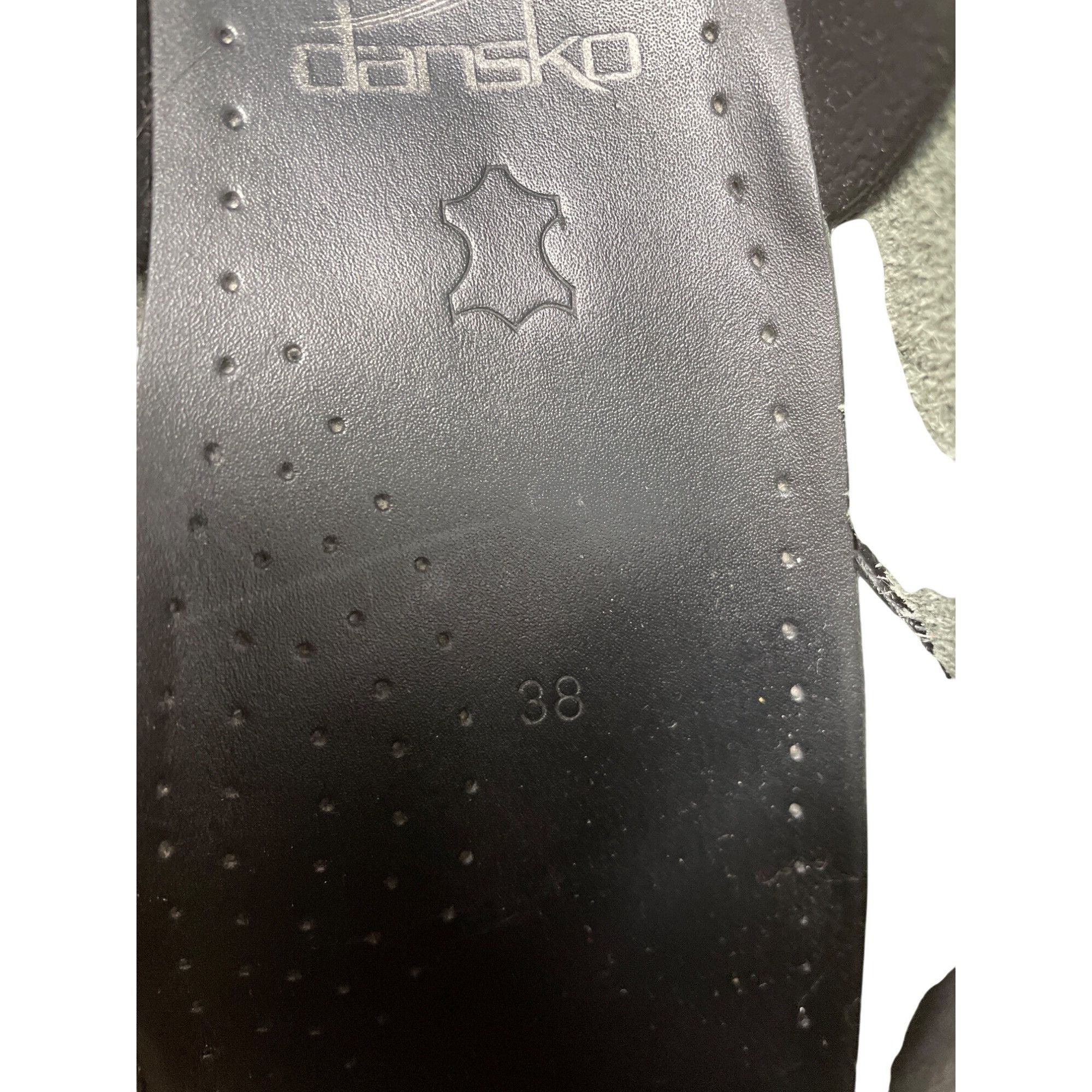Dansko Dansko Womens black gray Professional Clogs Mules nursing sh Size US 8 / IT 38 - 6 Thumbnail