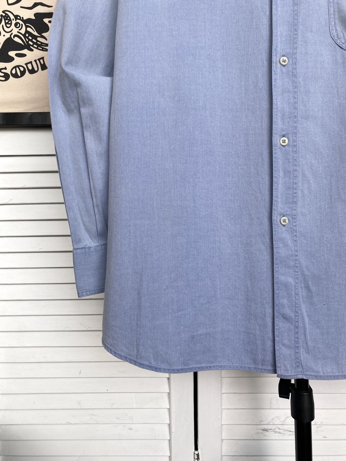 Designer × Giorgio Armani × Vintage Vintage Armani Jeans Italy Button Up Shirt Archive Size US L / EU 52-54 / 3 - 5 Thumbnail