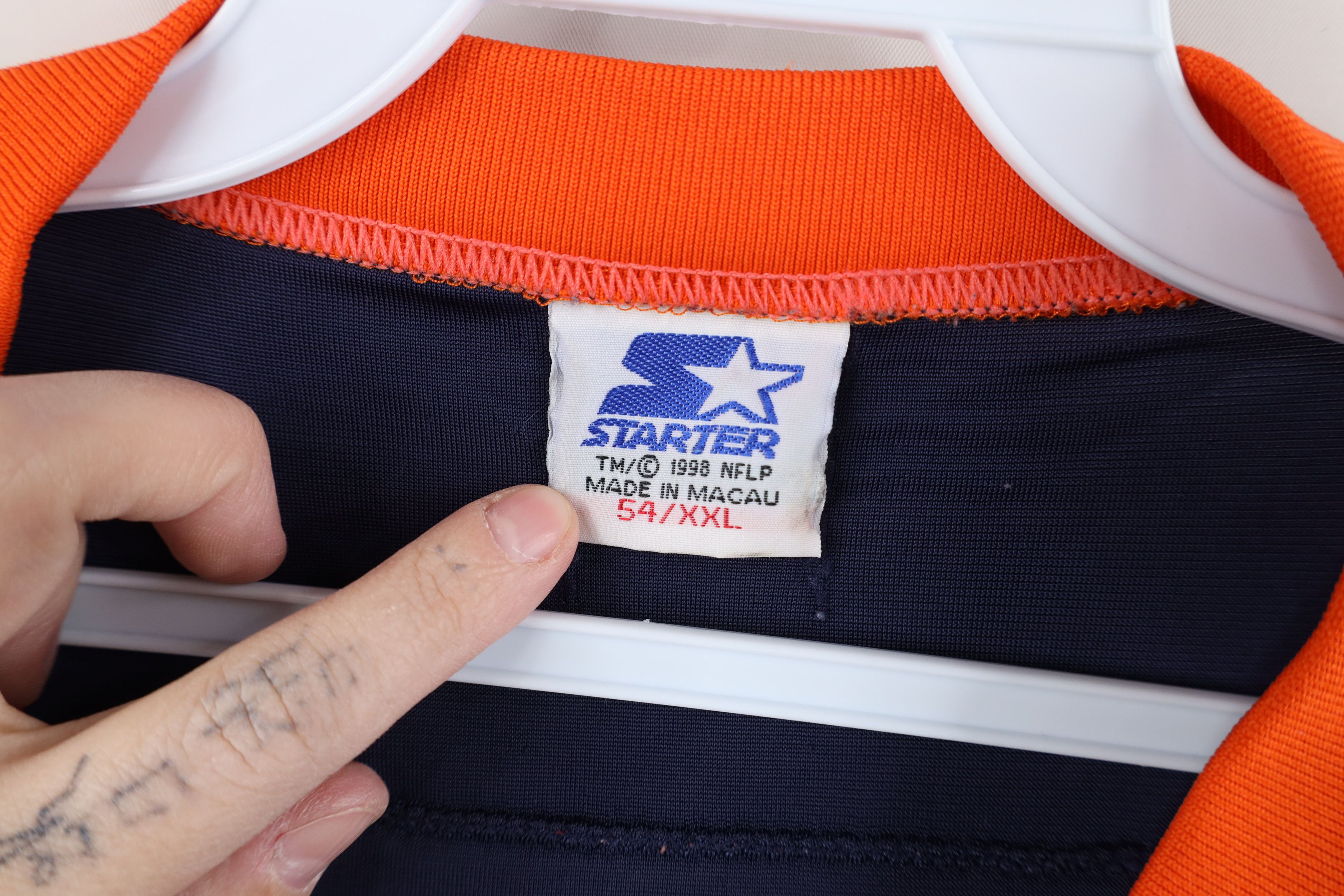 Starter × Vintage Vintage 90s Starter Denver Broncos Football Jersey Blue #14 Size US XXL / EU 58 / 5 - 5 Thumbnail