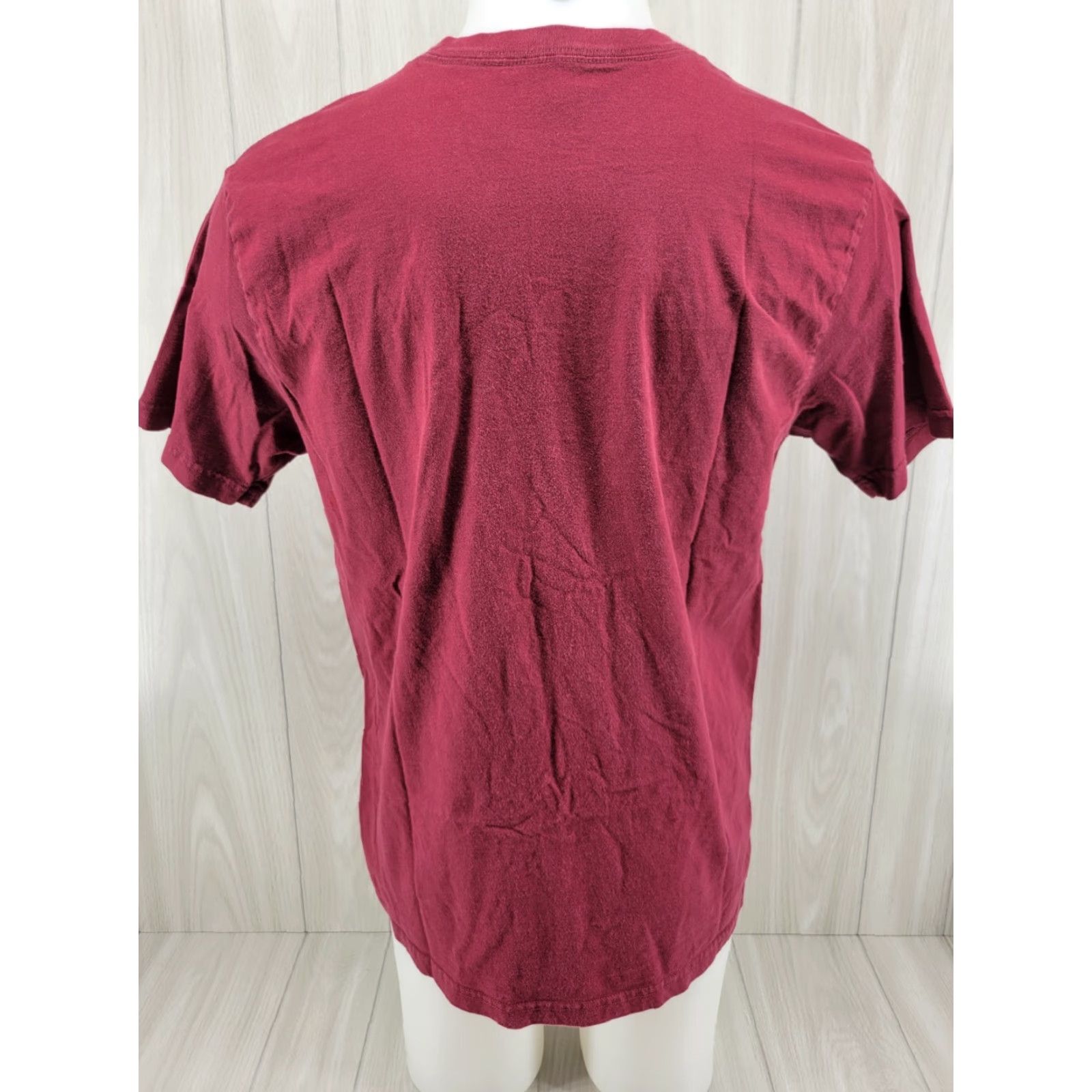 Disney Disney Studio Collection T-Shirt Mickey & Donald Short Sleeve Maroon L Men's Shirt Size US L / EU 52-54 / 3 - 6 Thumbnail