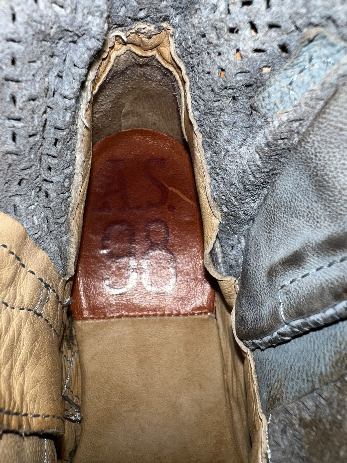 A.S.98 AS 98 Leather Boots Avant Garde KimRii x Guidi design Size US 8 / IT 38 - 17 Thumbnail