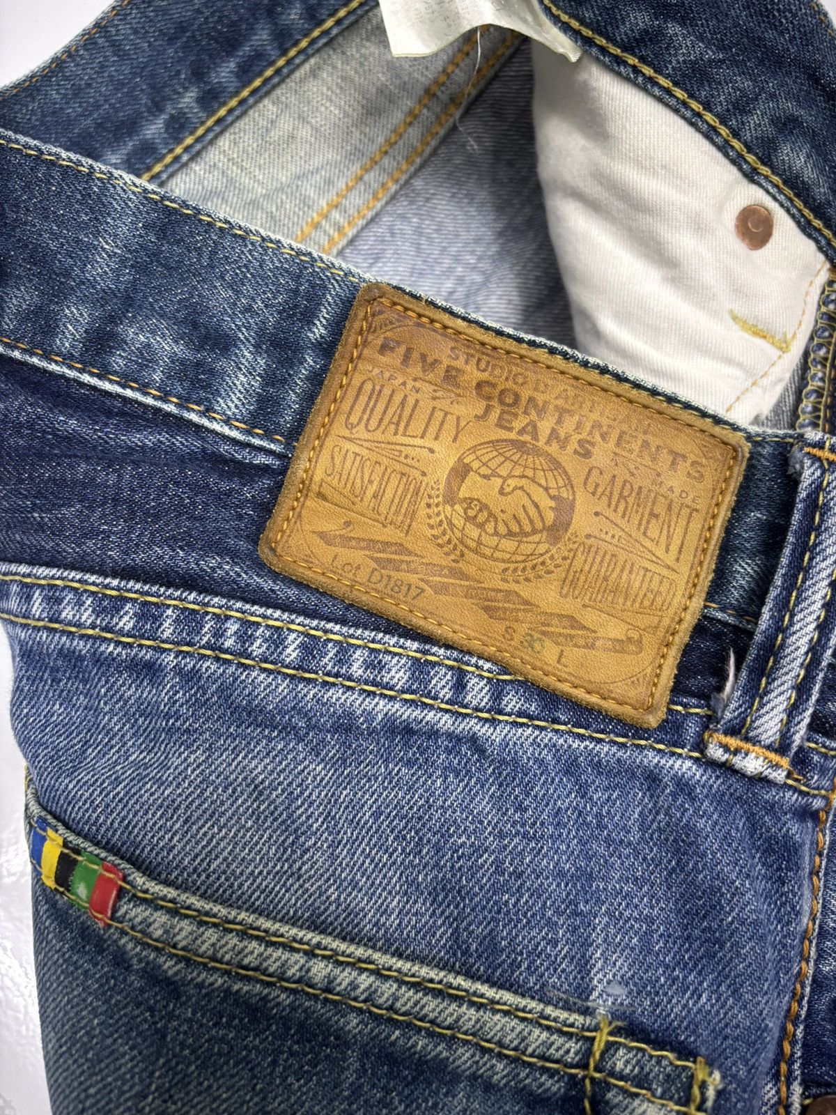 Studio D'Artisan STUDIO D'ARTISAN SELVEDGE DISTRESSED DENIM JEANS Size US 28 / EU 44 - 11 Thumbnail