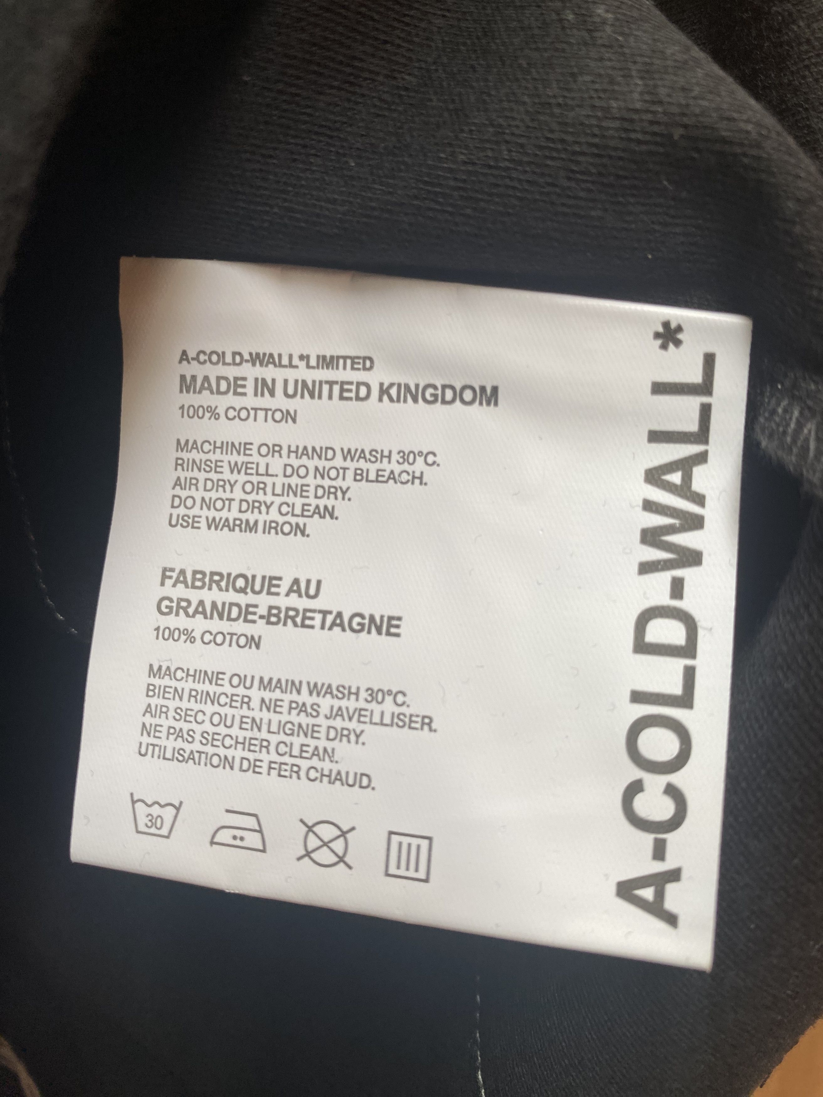 A-COLD-WALL* A Cold Wall Recut Logo Tee BNWT Size US M / EU 48-50 / 2 - 4 Thumbnail