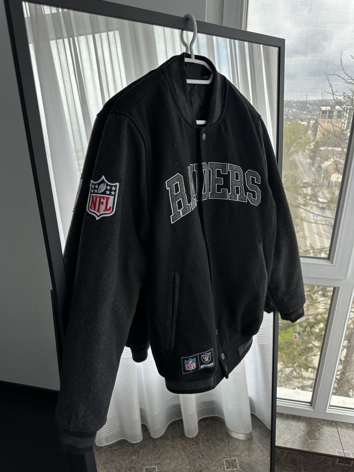 NFL × Vintage Vintage Oakland Raiders NFL Varsity Bomber Jacket Size US S / EU 44-46 / 1 - 2 Thumbnail