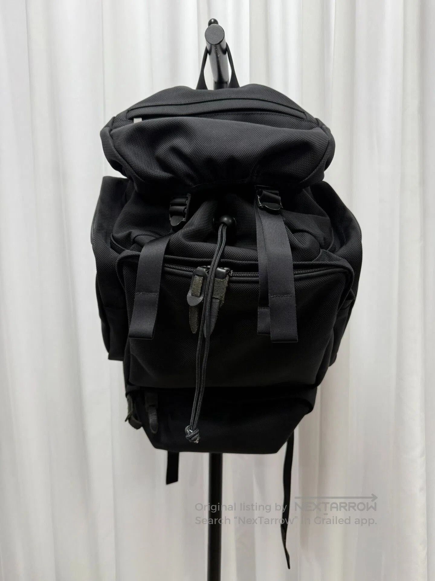 Yohji Yamamoto yohji yamamoto pour homme backpack with leather details. Size ONE SIZE - 3 Thumbnail