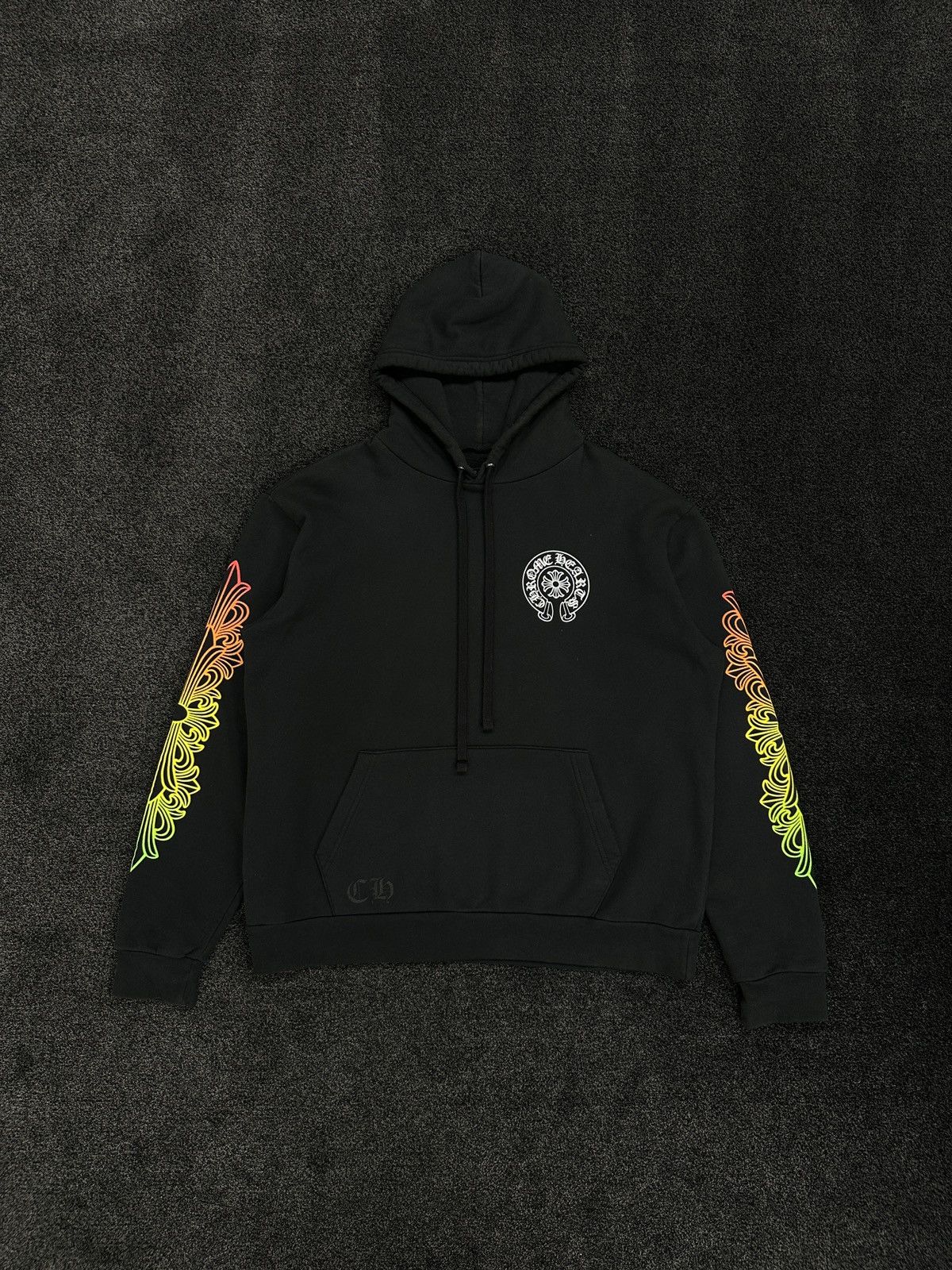 Chrome Hearts Chrome Hearts Floral Horseshoe Pullover Hoodie