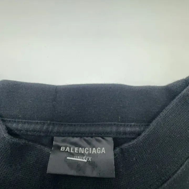 Balenciaga Balenciaga Balenciaga Black Graphic Long Sleeve TShirt -25 Size US M / EU 48-50 / 2 - 5 Thumbnail
