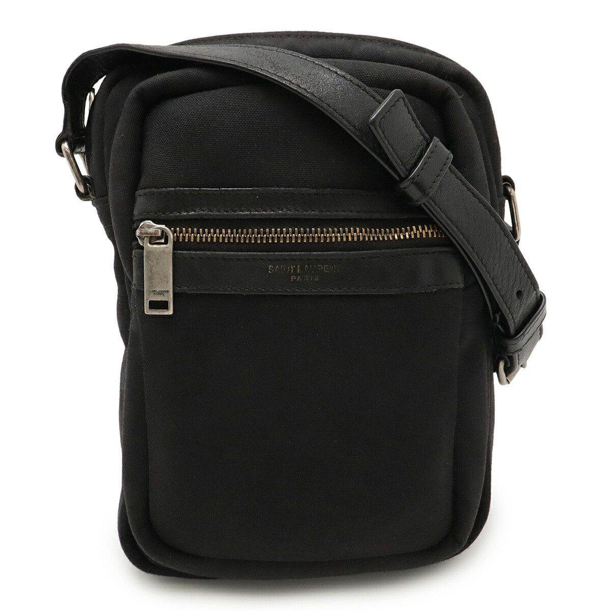 Yves Saint Laurent Saint Laurent Canvas Leather Shoulder Bag Canvas Shoulder Bag 581700 DUTY FREE for USA