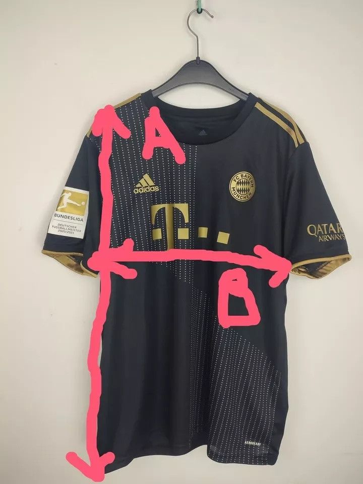 Adidas 2021/22 Bayern Munich Away FOOTBALL Kit SHIRT SOCCER JERSEY Size US XL / EU 56 / 4 - 5 Thumbnail