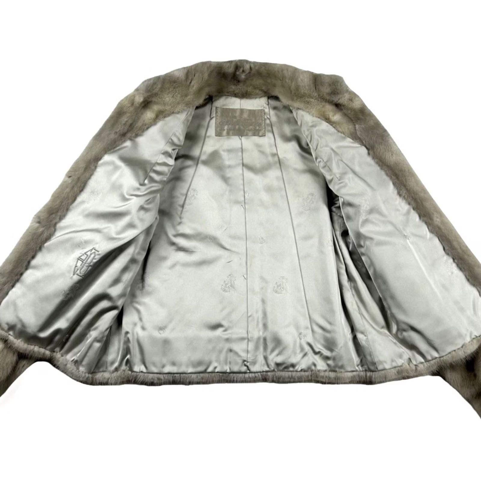 Vintage VINTAGE Christie Brothers Jacket Mink Gray Sapphire 80s Mob Lux S/M Size S / US 4 / IT 40 - 7 Thumbnail