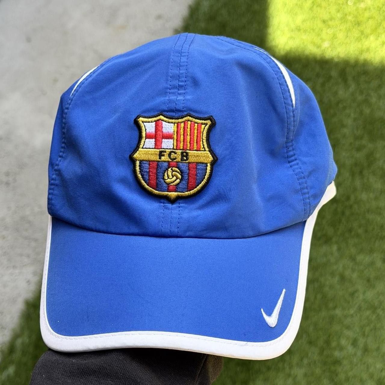 Nike FC Barcelona Blue Nike Cap Y2K Size ONE SIZE - 1 Thumbnail