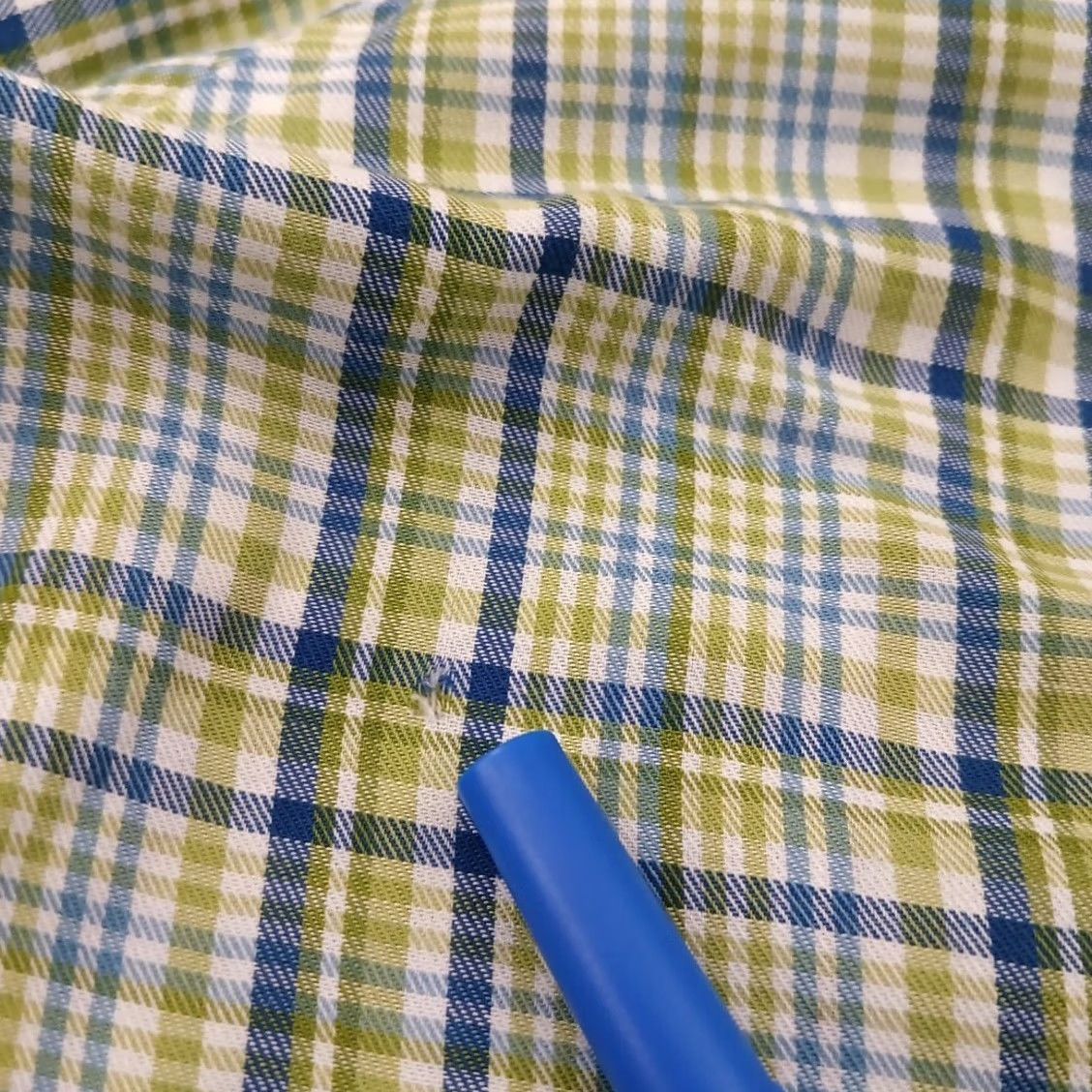 Orvis Orvis Shirt Womens 14 Green Plaid Long Sleeve Button-Up Cotton Blend Regular, Womens, Button-Up, 14, Green, Plaid, Long Sleeve Size XL / US 12-14 / IT 48-50 - 5 Thumbnail