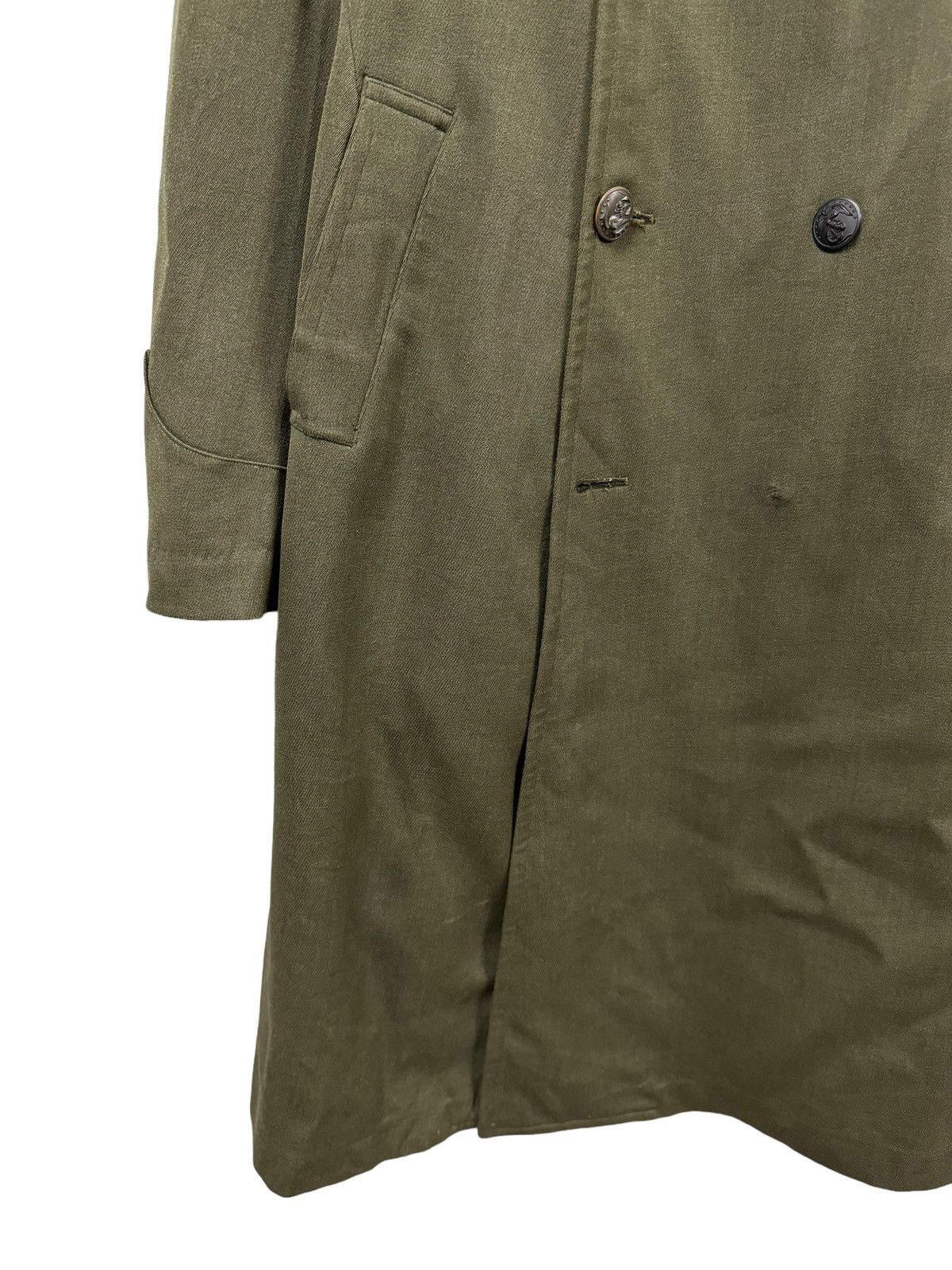 Vintage Vtg🔥60’s USMC Marine Cops Trench Overcoat Seige Green Jacket Size US M / EU 48-50 / 2 - 11 Thumbnail