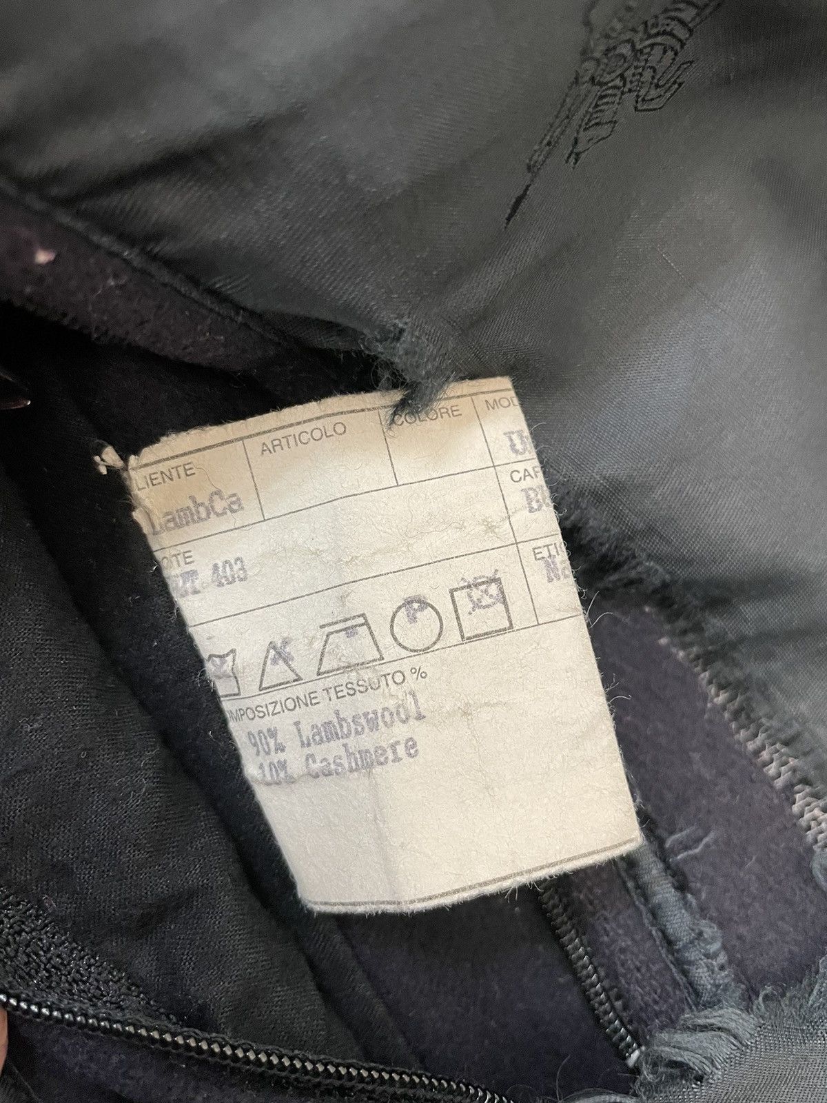 Burberry × Vintage Melton Wool & Cashmere Flannel Car Coat Size US XL / EU 56 / 4 - 10 Thumbnail