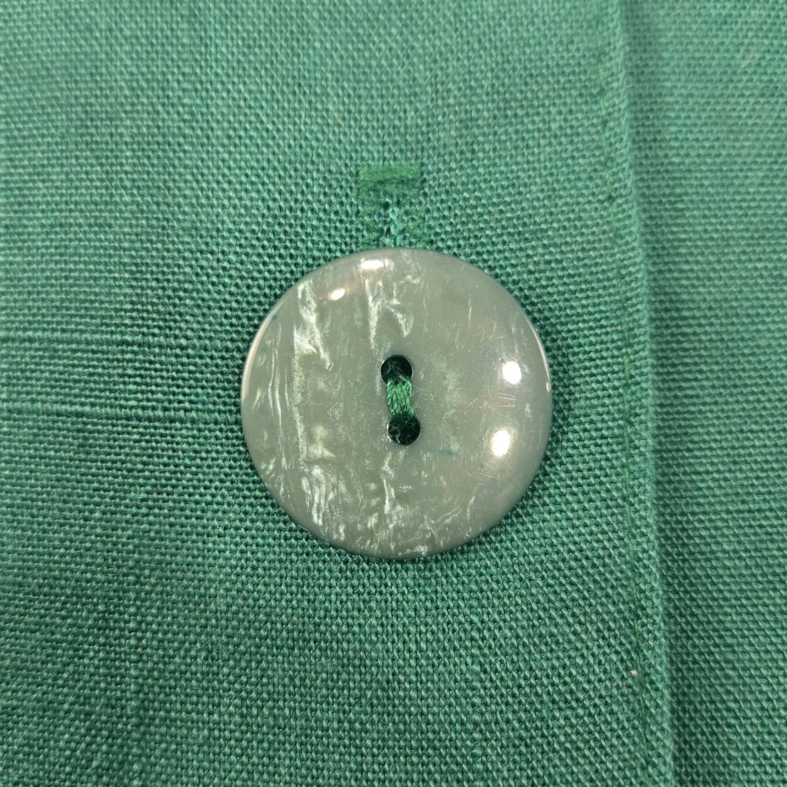 Vintage Vintage Green Teal Button Front Pencil Midi Skirt Size 16 Size 38" / US 16 / IT 52 - 6 Thumbnail