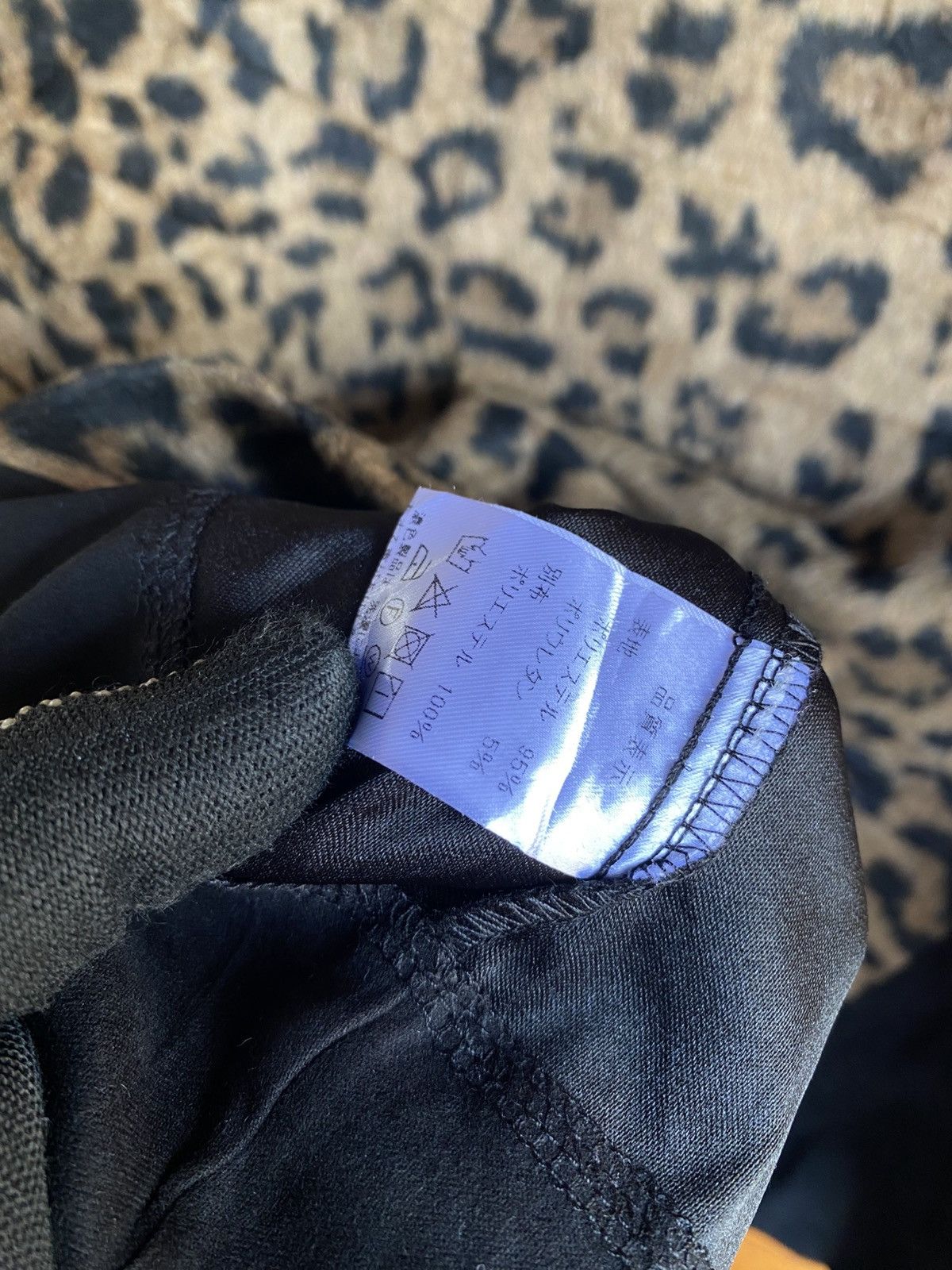 Japanese Brand Silent Worth Leopard Print Wool Blend Zip Jacket Women Size M / US 6-8 / IT 42-44 - 8 Thumbnail