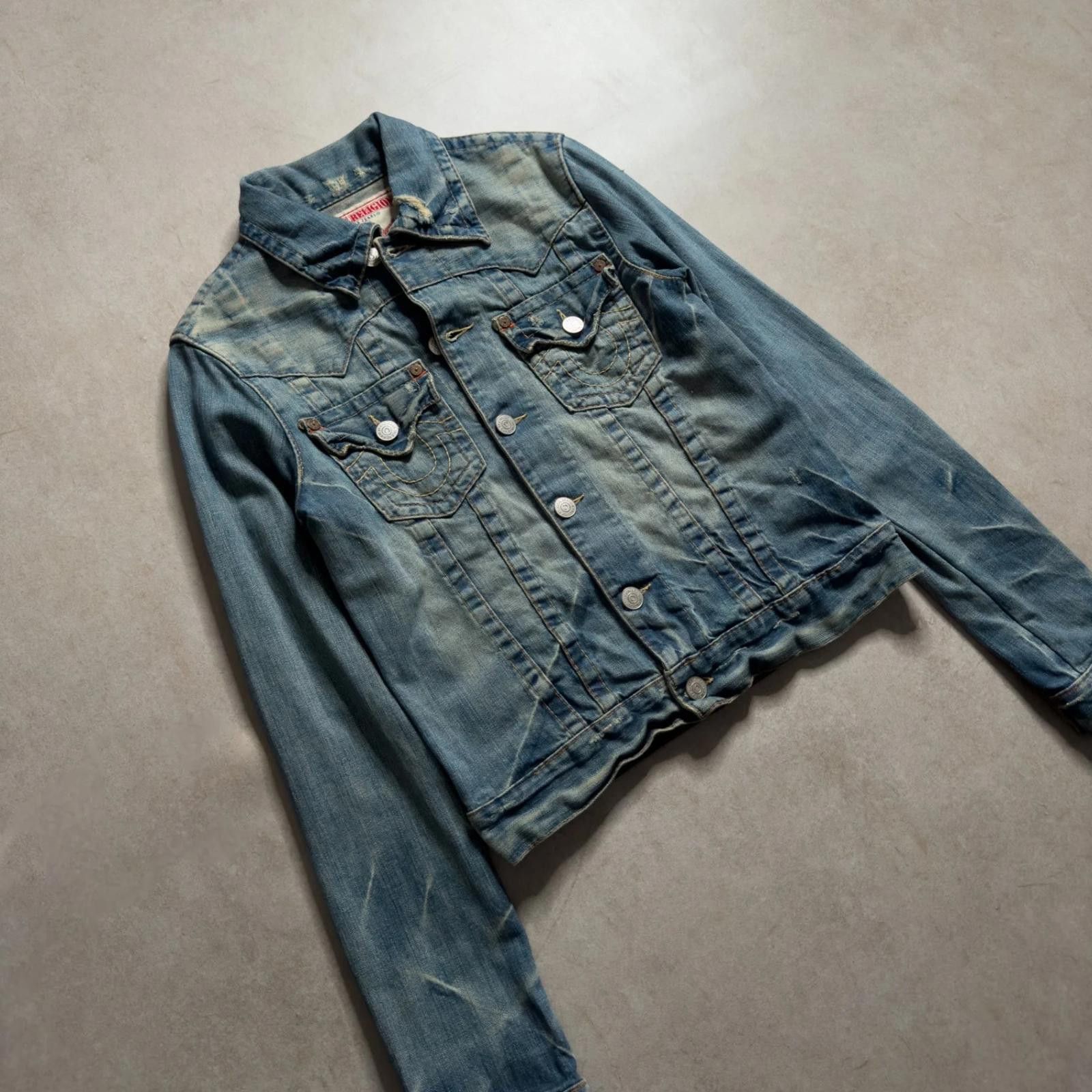 True Religion Vintage True Religion Denim Jacket - 3XS Size US M / EU 48-50 / 2 - 2 Thumbnail