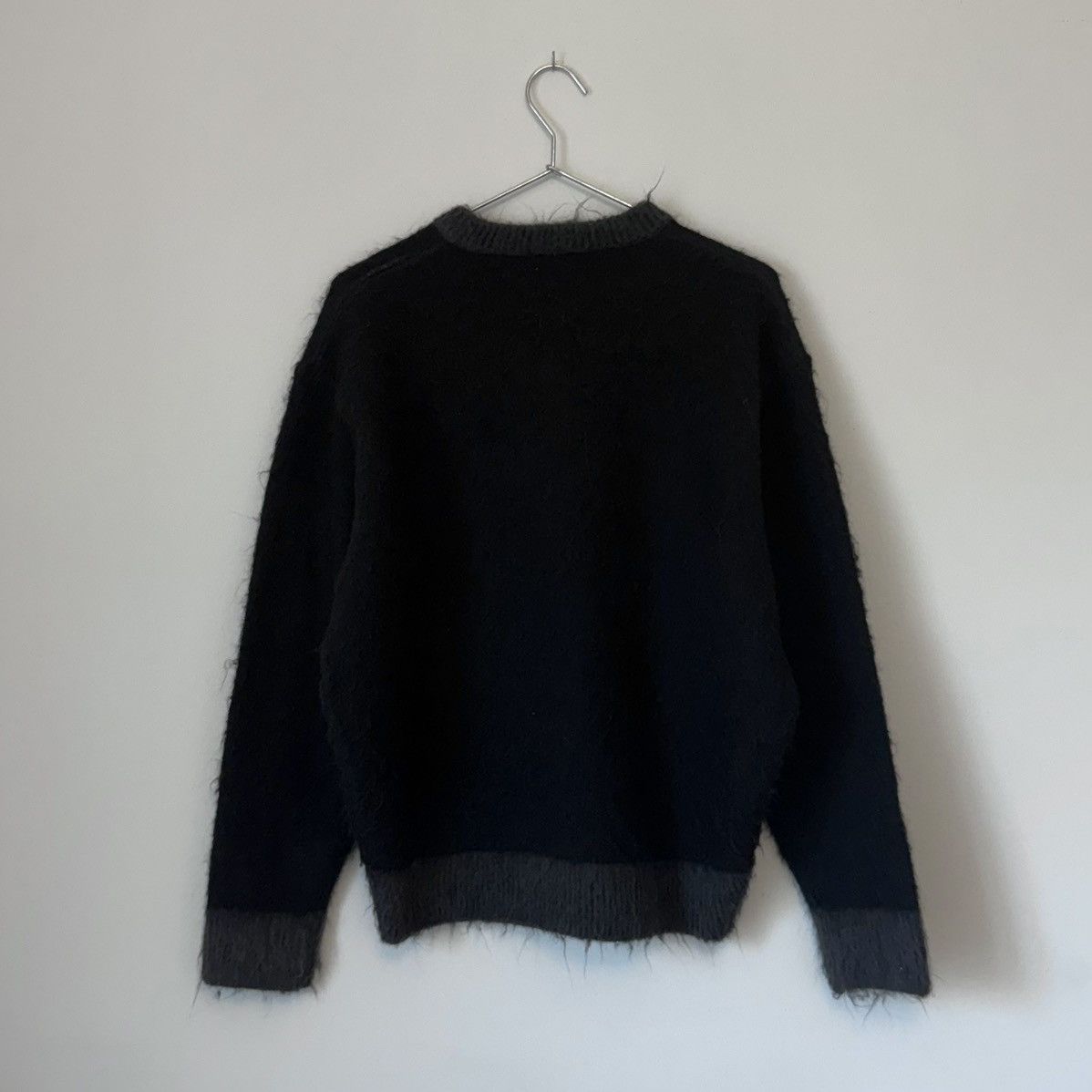 Samuel Ross Zara x Samuel Ross SR_A Shaggy Contrast Wool Blend Sweater Size US S / EU 44-46 / 1 - 9 Thumbnail
