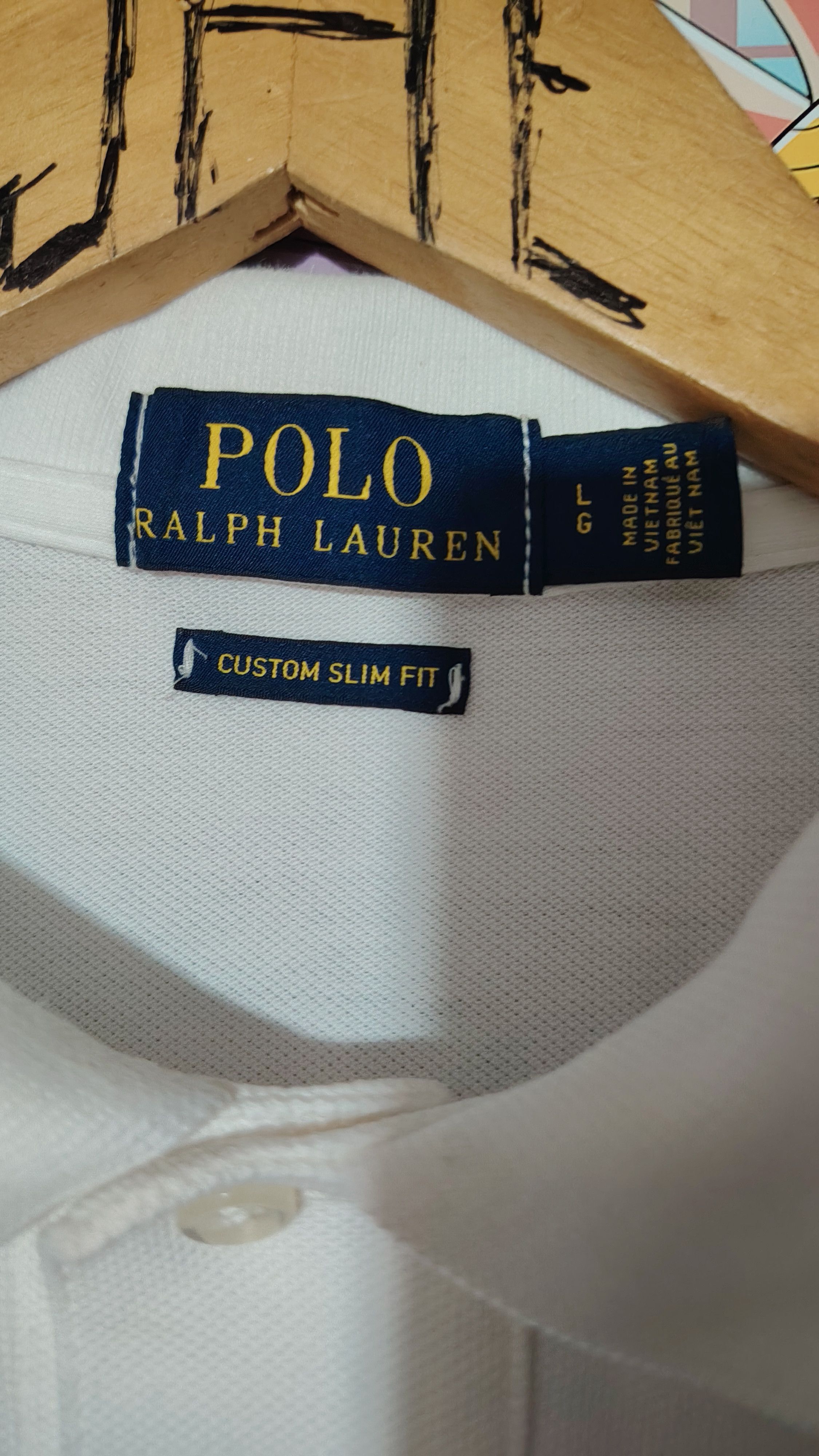 Ralph Lauren Ralph Lauren white small pony Size US L / EU 52-54 / 3 - 2 Thumbnail