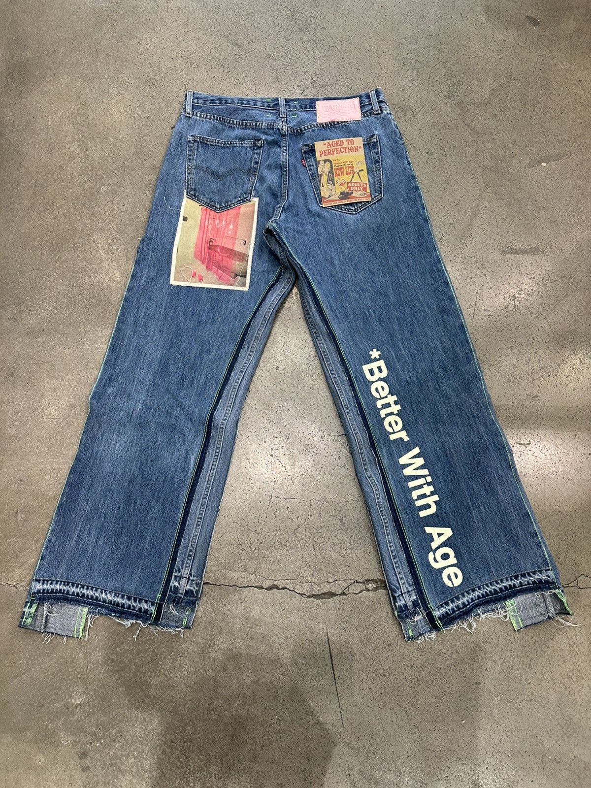 Better With Age BETTER WITH AGE - Fleetwood Triple-Wide Denim Indigo Size US 36 / EU 52 - 2 Thumbnail