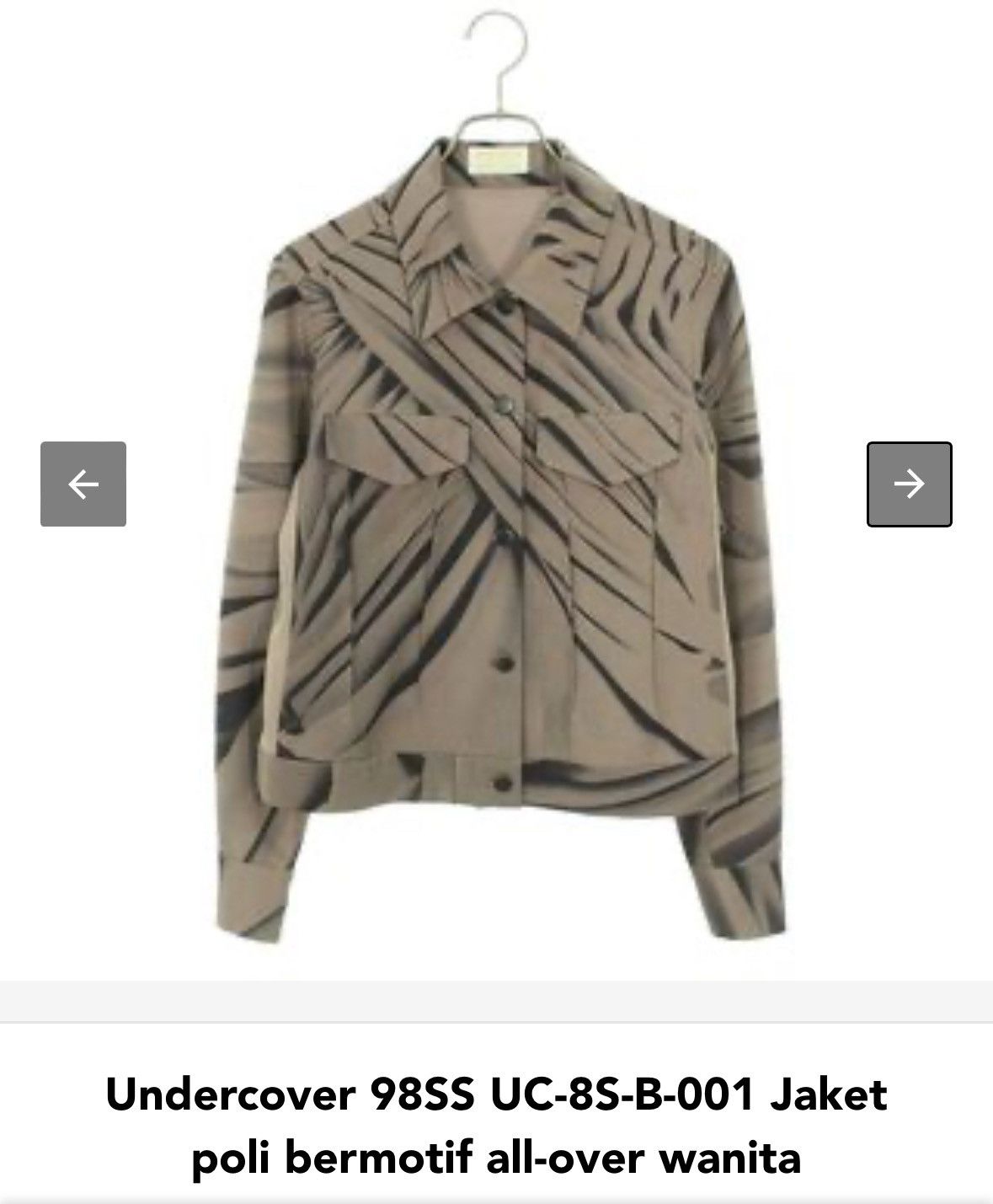 vintage jacket outer undercover spring summer womens
