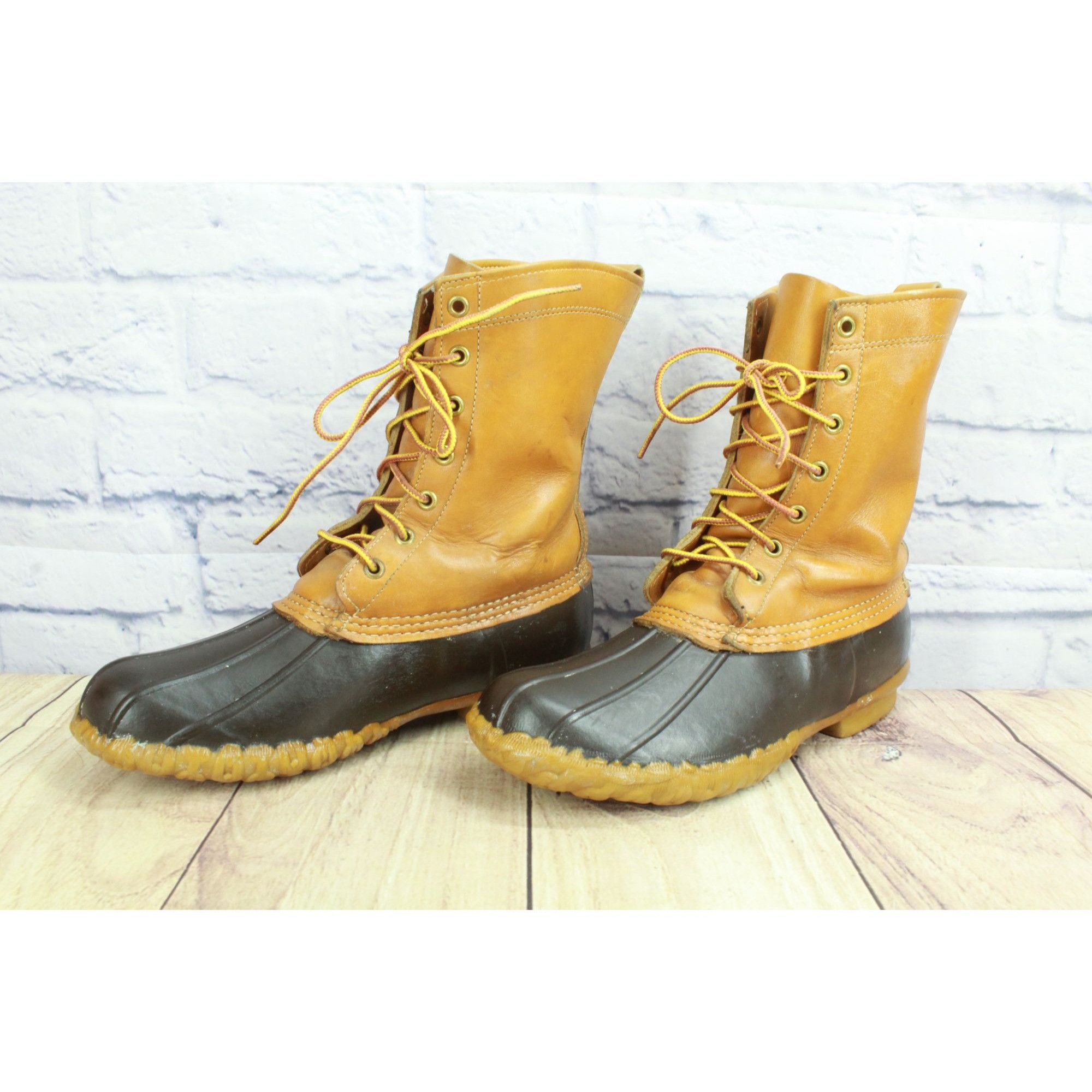 L.L. Bean Vintage LL Bean Women's Maine Hunting Shoe Unlined Duck Boot Size US 9 / IT 39 - 3 Thumbnail