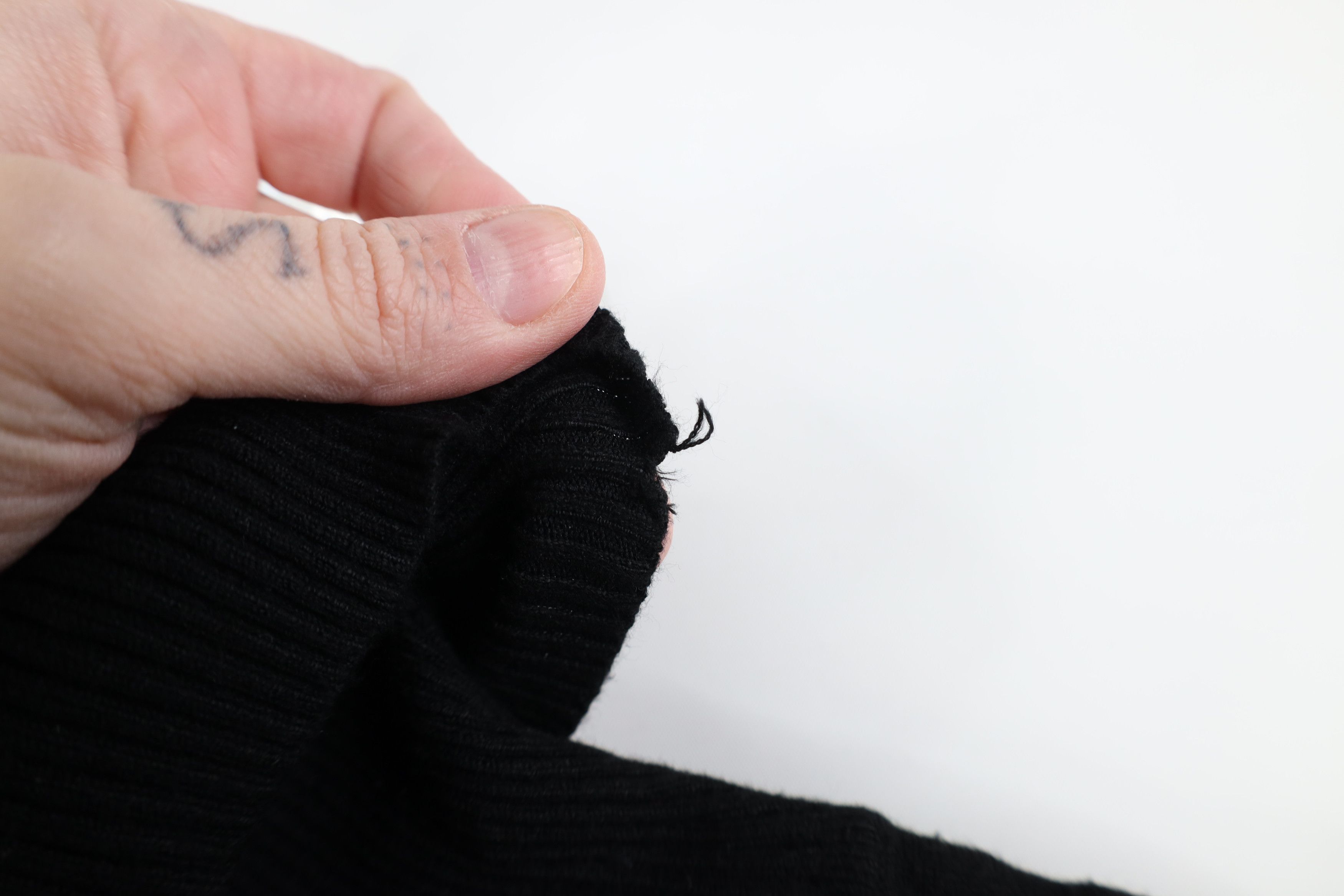 Calvin Klein Vintage 90s Y2K Calvin Klein Knit Turtleneck Sweater Black Size XL / US 12-14 / IT 48-50 - 7 Thumbnail