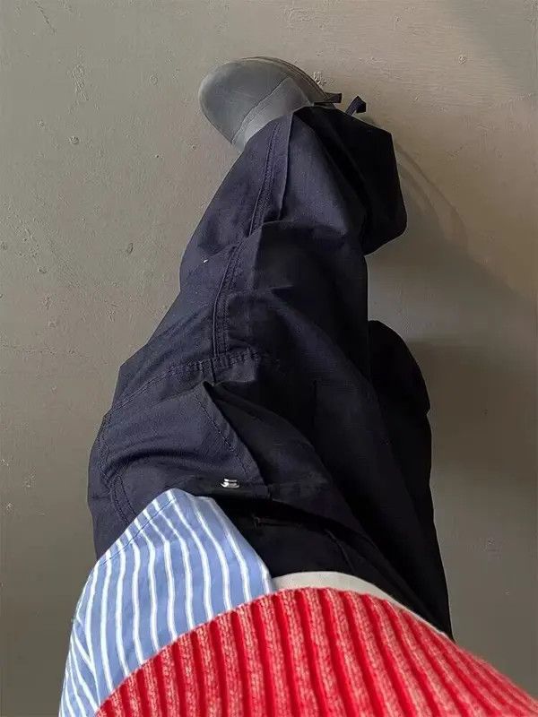 Japanese Brand Retro multi-pocket solid color rare cargo trousers Size US 32 / EU 48 - 5 Thumbnail