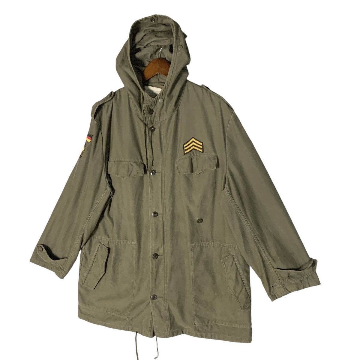 Vintage Vintage Marquardt Schulz German Military Parkas Jacket SizeL Size US L / EU 52-54 / 3 - 4 Thumbnail
