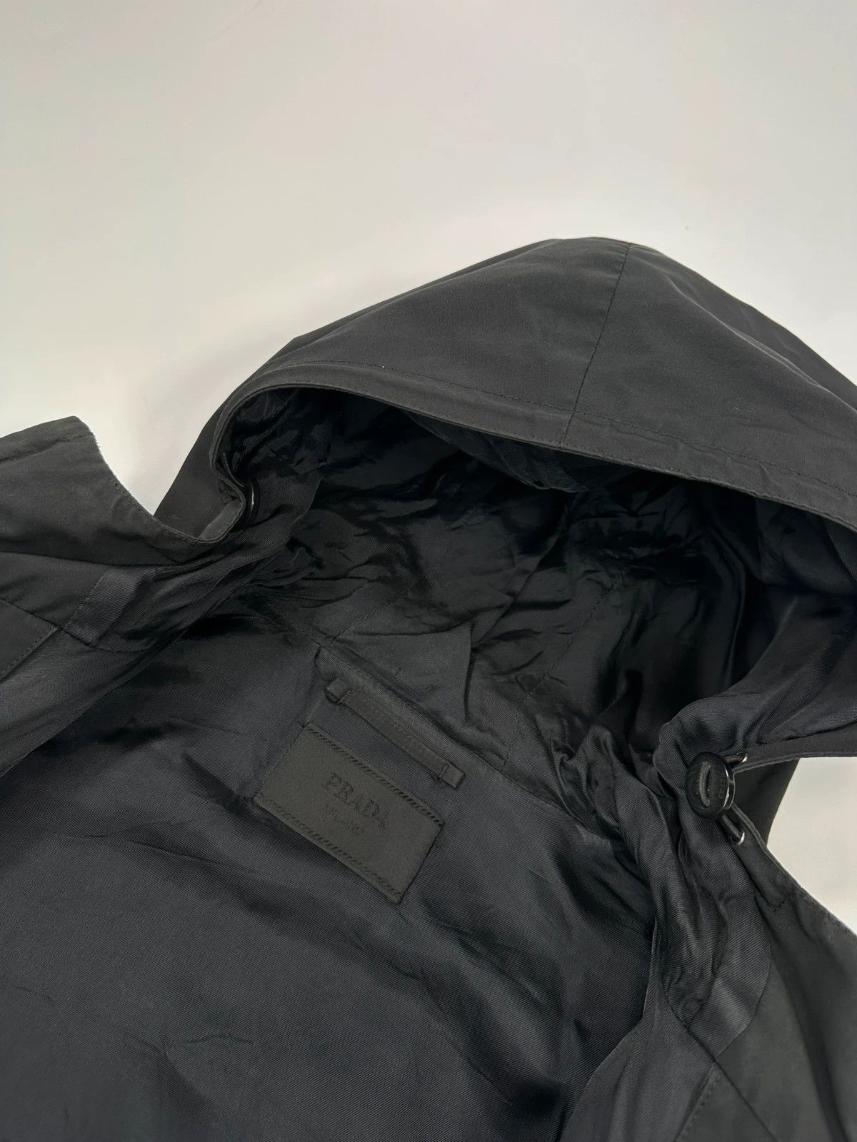 Prada Prada Milano FW07 Technical Waterproof Black Hooded Jacket Size US M / EU 48-50 / 2 - 9 Thumbnail