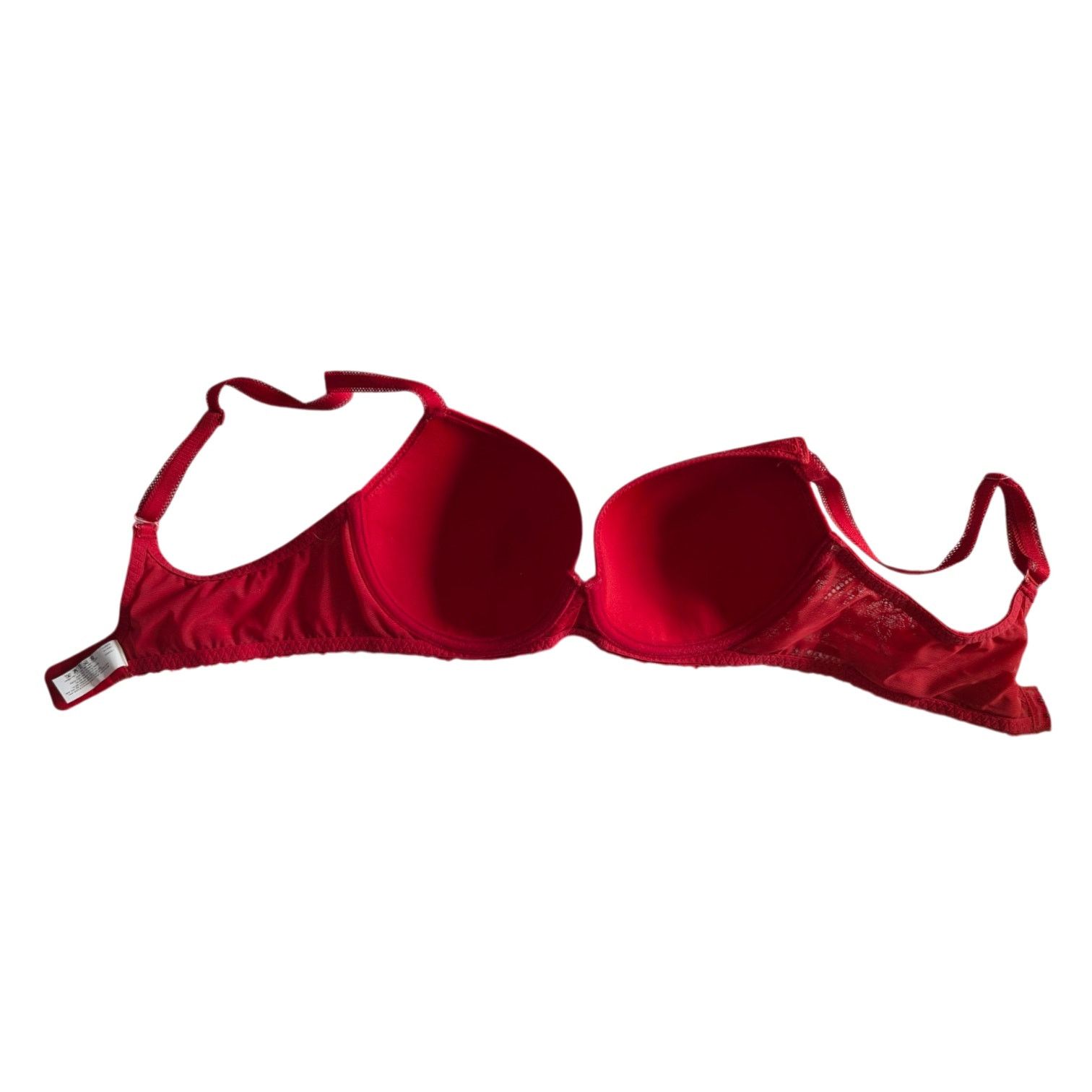 Other Simone Perele Comete 3D Plunge Ruby Red Lace Bra 32C Size ONE SIZE - 8 Thumbnail