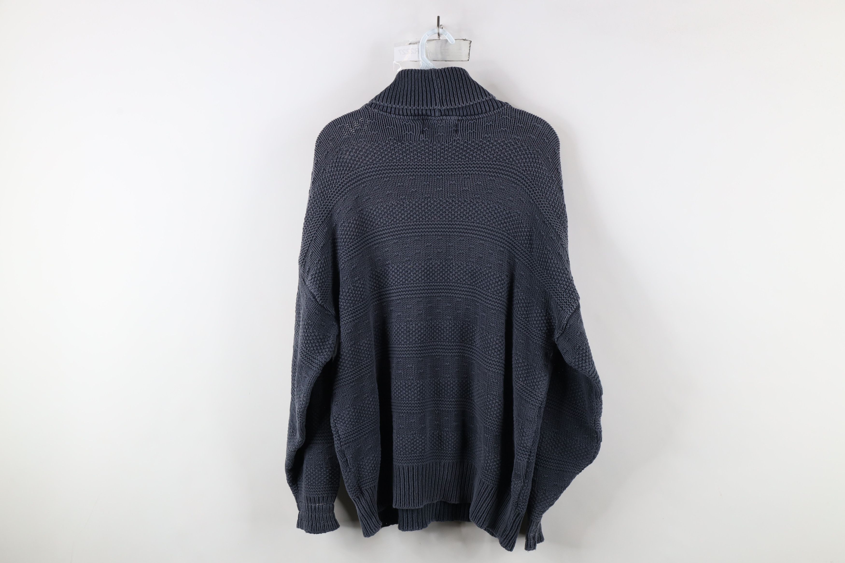Vintage Vintage 90s Streetewar Ribbed Knit Turtleneck Sweater USA Size L / US 10 / IT 46 - 7 Thumbnail