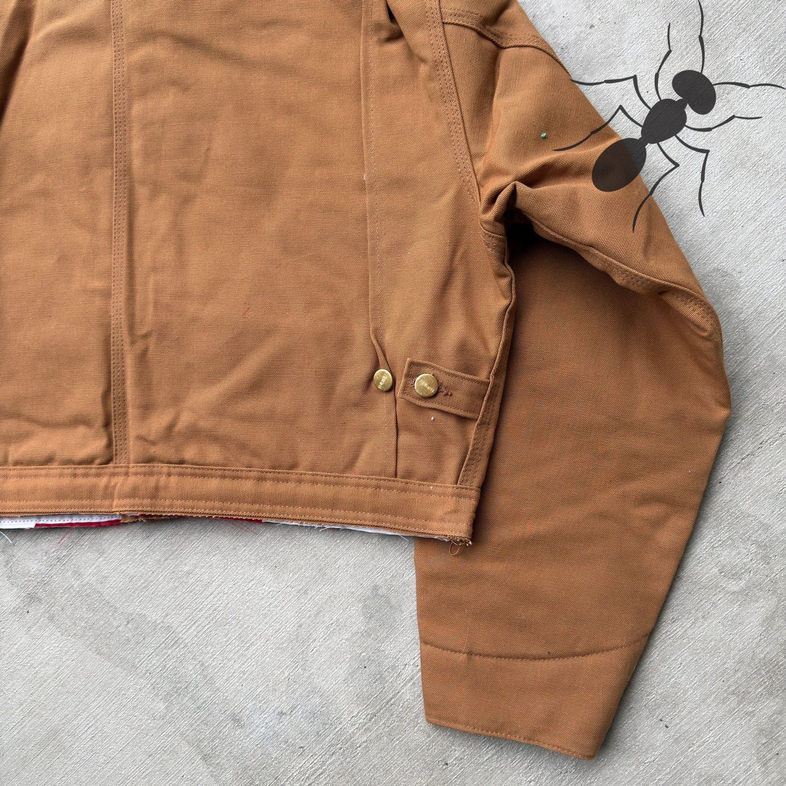 Carhartt × Vintage Carhartt brown cropped Detroit style work wear jacket Size US M / EU 48-50 / 2 - 9 Thumbnail