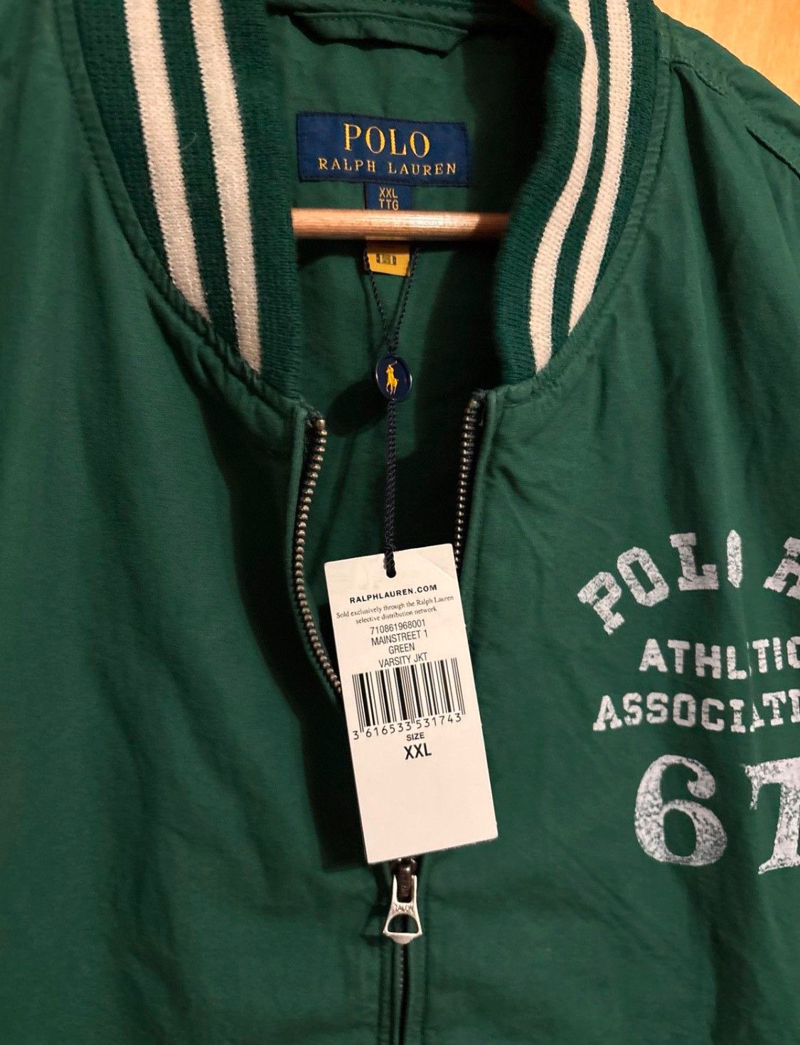 Polo Ralph Lauren Varsity Unlined Bomber Jacket Size US XXL / EU 58 / 5 - 9 Thumbnail
