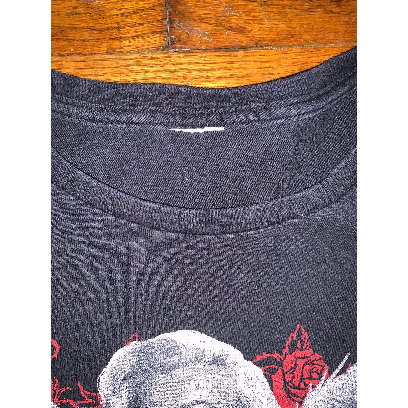 Vintage Vtg Y2K Marilyn Monroe Lost Angel Graphic T Shirt Black 3XL Size US XXL / EU 58 / 5 - 3 Thumbnail