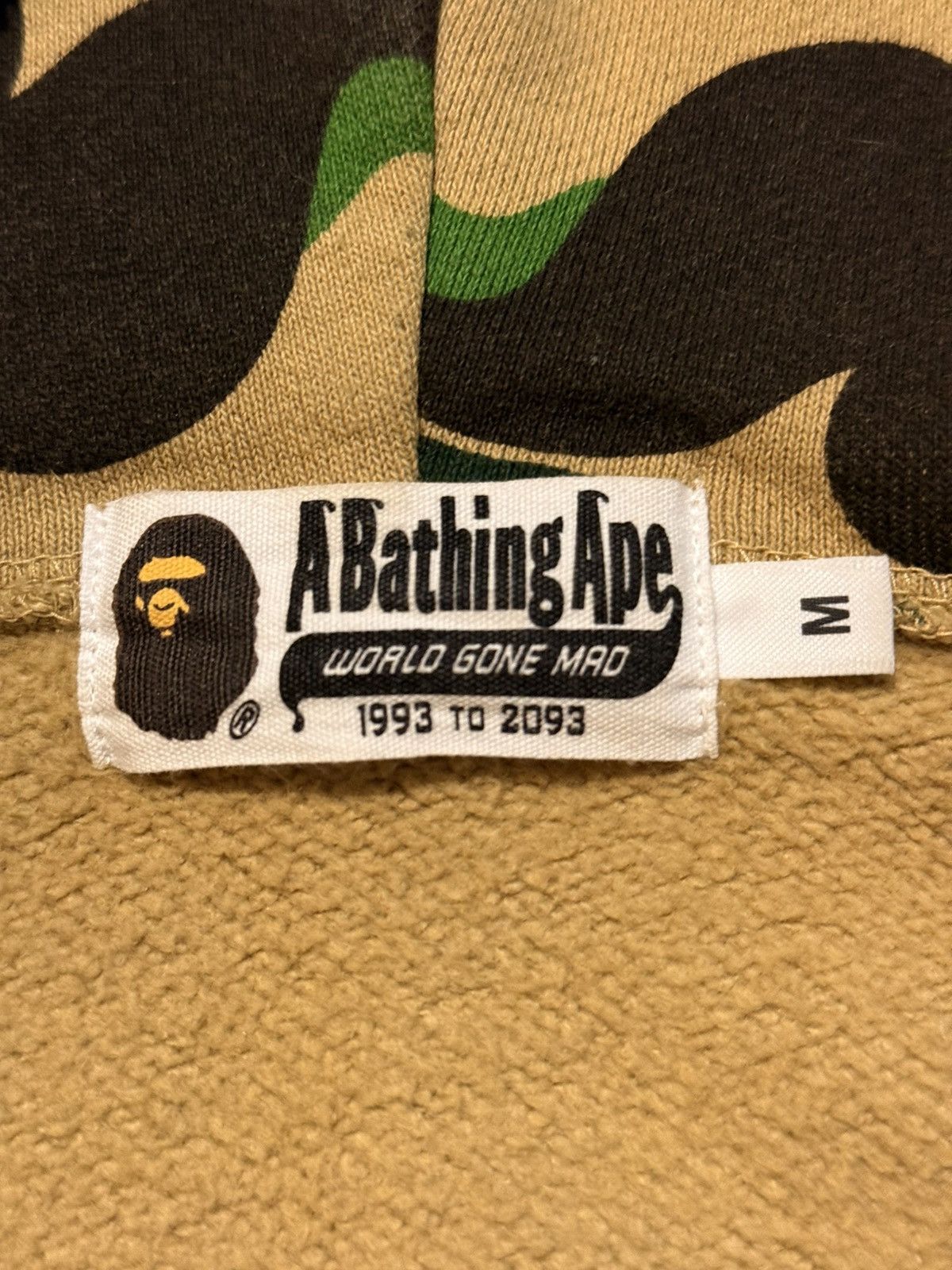 Bape A BATHING APE CAMO SEPARATE SHARK FULL ZIP HOODIE Size US M / EU 48-50 / 2 - 7 Thumbnail