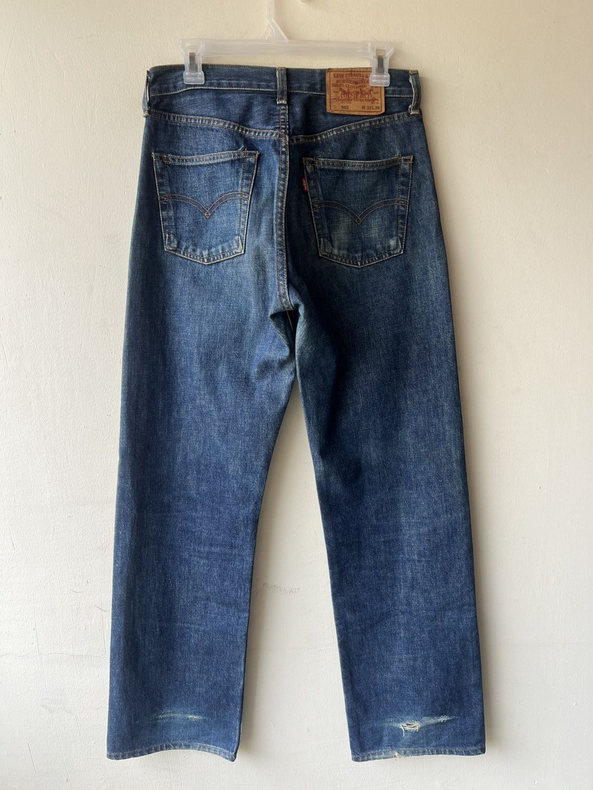 Levi's Vintage 1997 Levi’s 502 XX Big E Denim Selvedge Jeans Size US 30 / EU 46 - 18 Thumbnail
