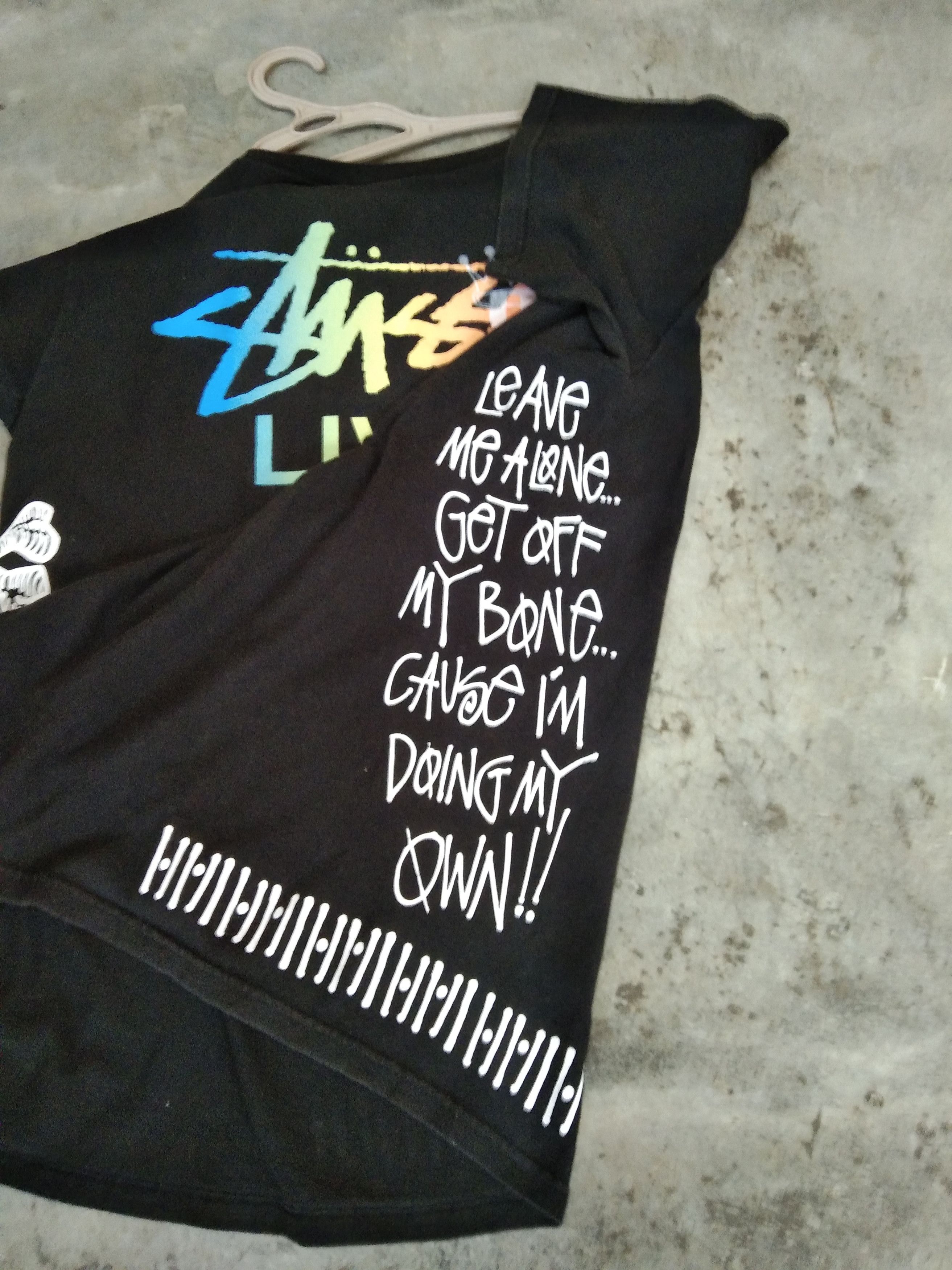 Stussy × Vintage VINTAGE STUSSY LIVIN XL T-SHIRT Size US M / EU 48-50 / 2 - 6 Thumbnail
