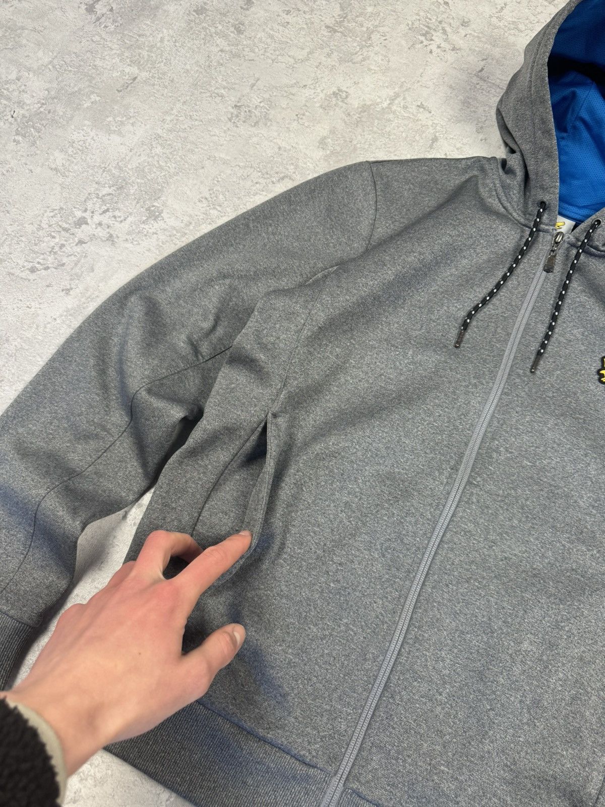 Lyle & Scott Lyle & Scott Grey Full Zip Hoodie Men’s Hooded Size S Size US S / EU 44-46 / 1 - 4 Thumbnail
