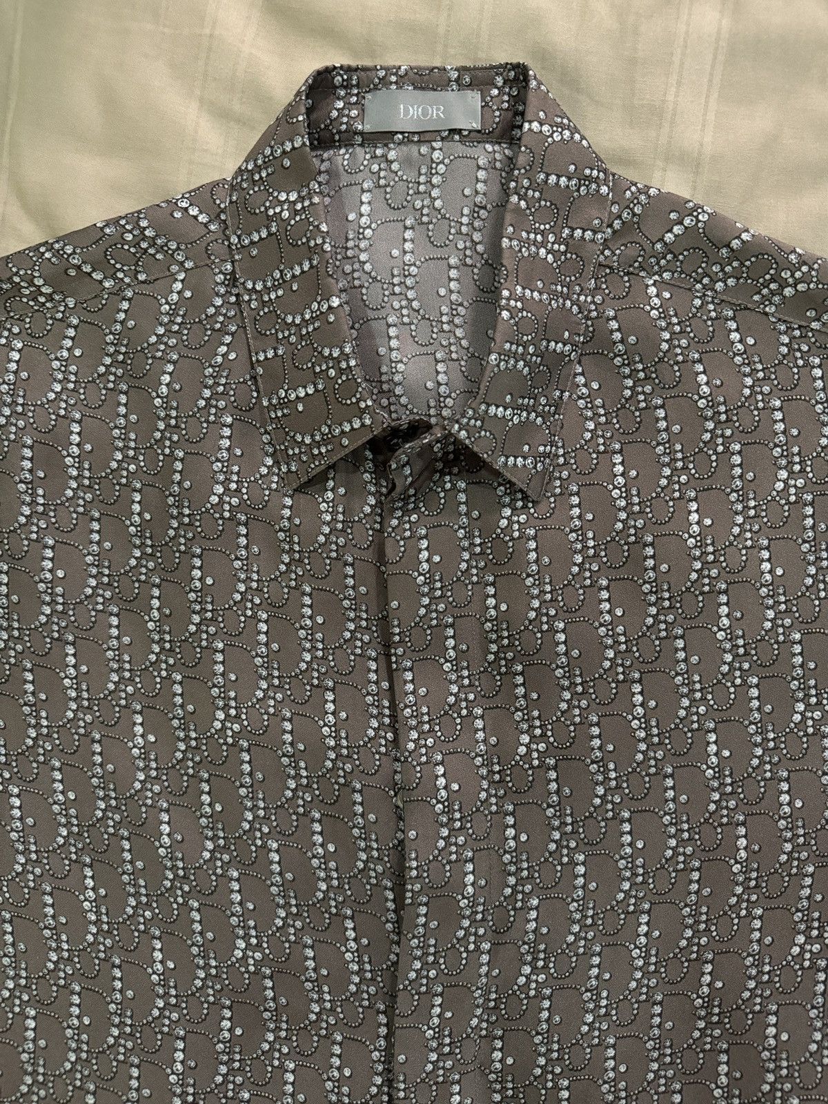 Dior Dior Oblique Silk Shirt Size US S / EU 44-46 / 1 - 4 Thumbnail