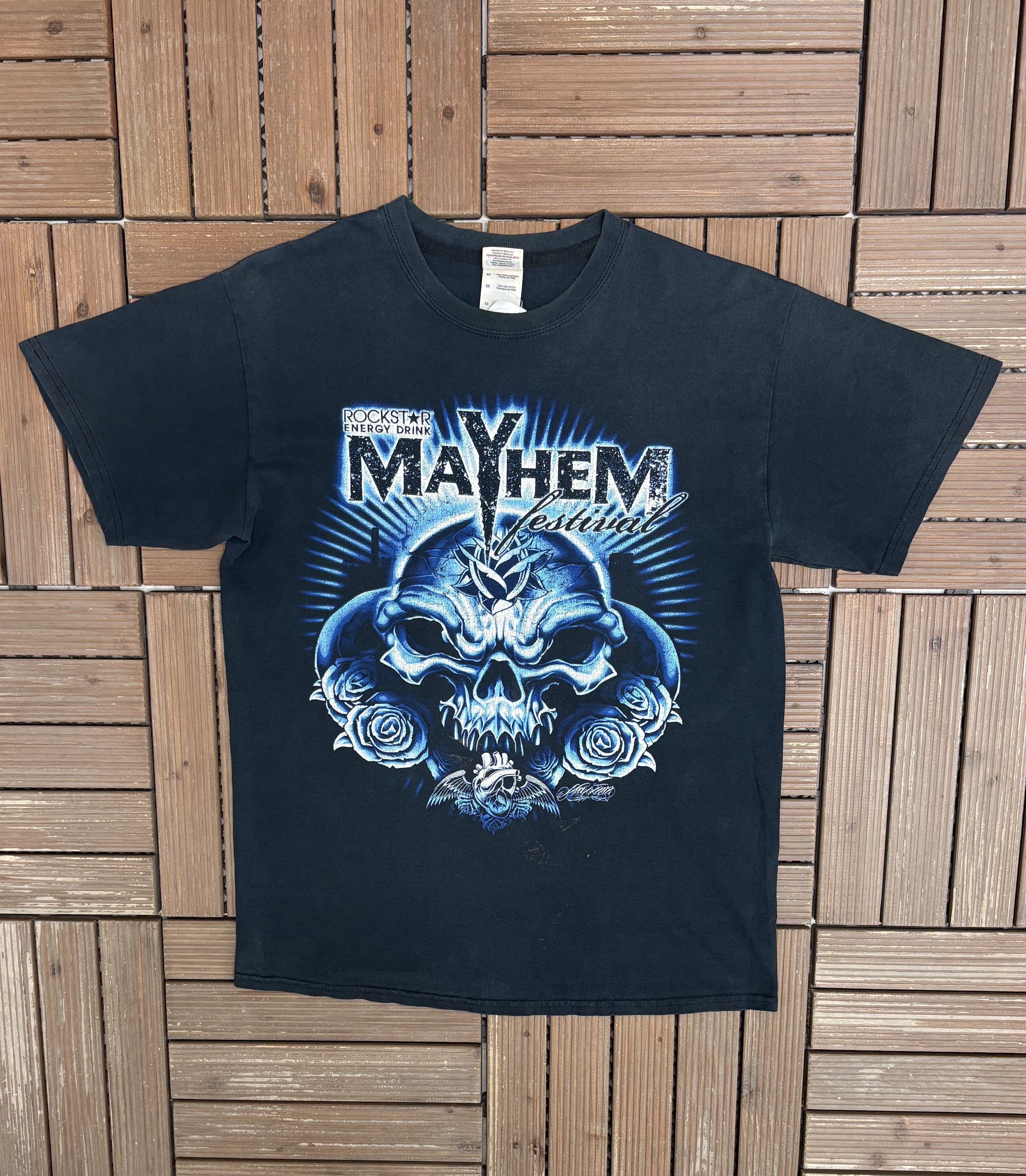 Vintage Mayhem First Annual Festival 2008 Vintage Black Tee Size US M / EU 48-50 / 2 - 1 Thumbnail
