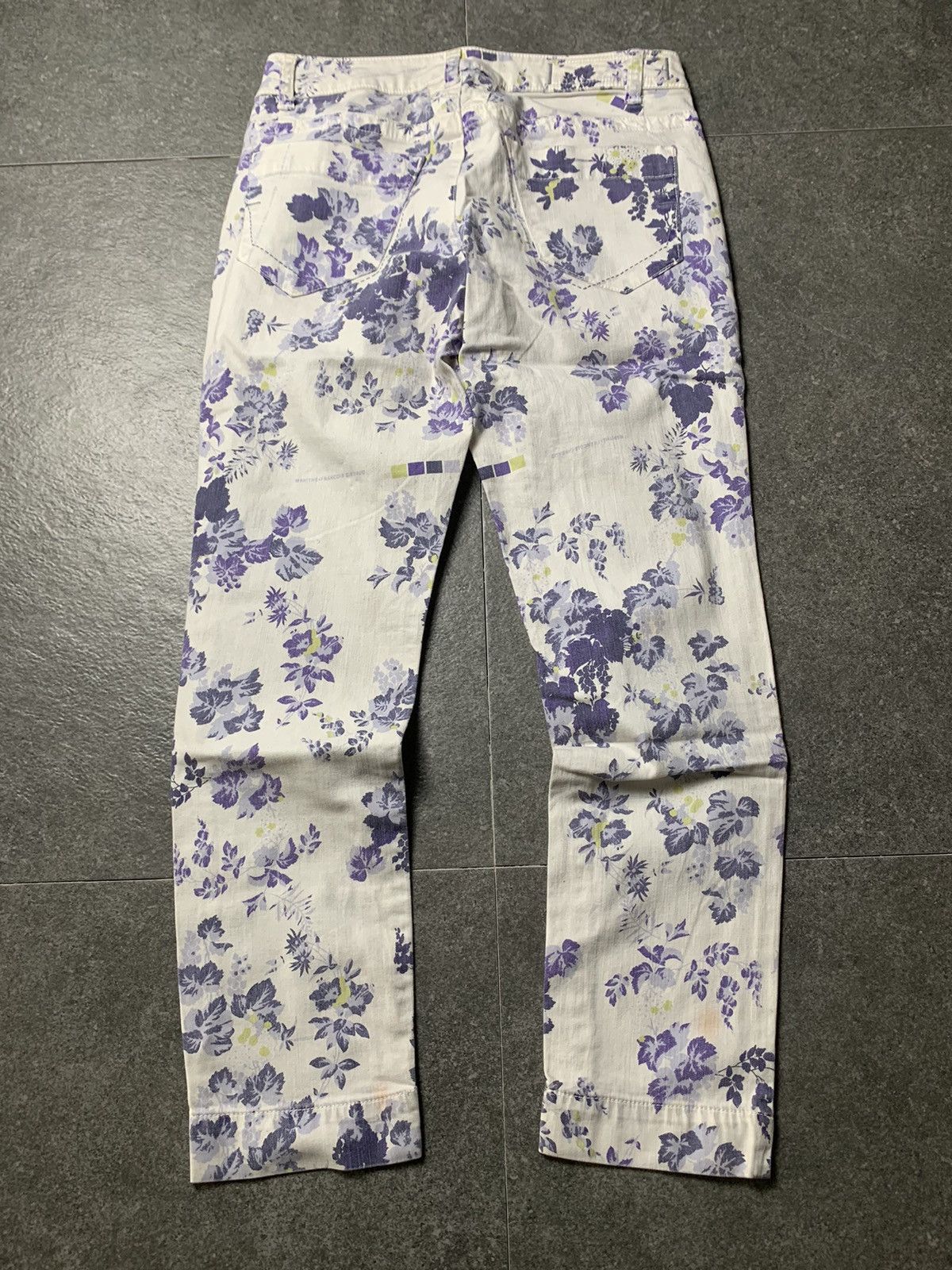 Marithe + Francois Girbaud 2000s Le Casual De Marithe Francois Girbaud Floral Pants Size 30" / US 8 / IT 44 - 12 Thumbnail