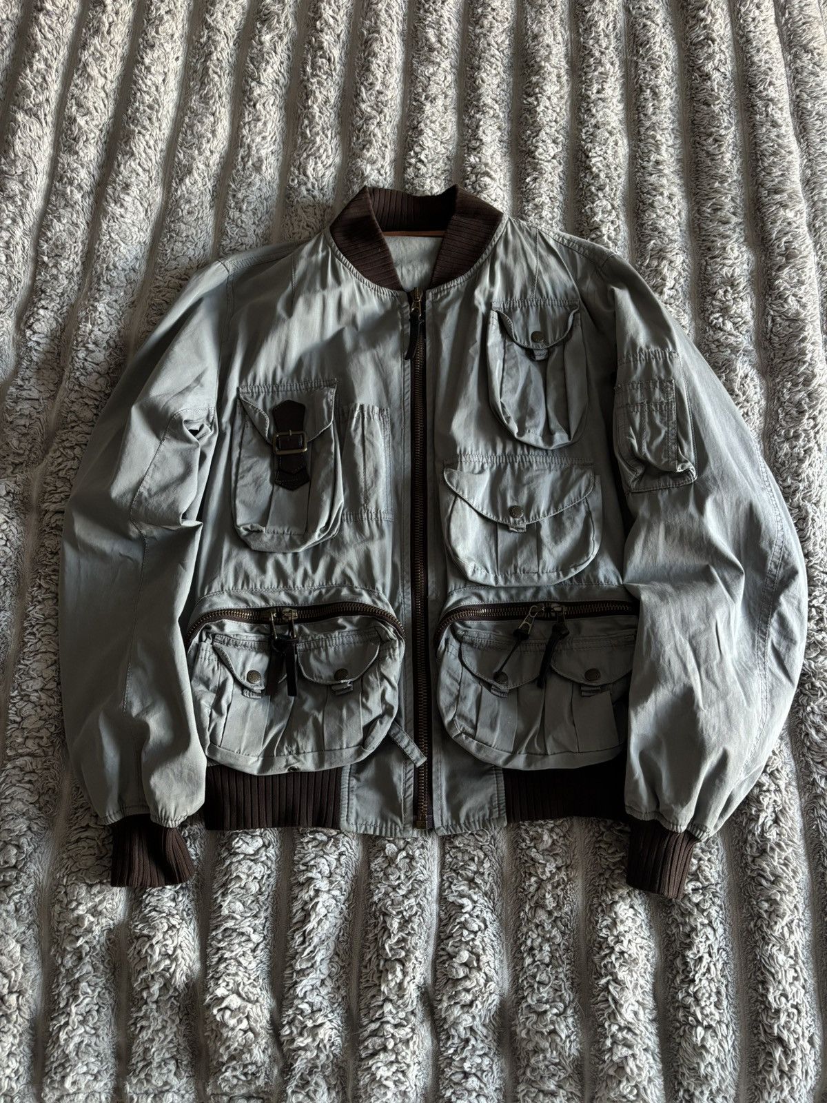 Dolce & Gabbana Dolce & Gabbana archive bomber jacket early SS03 multipocket Size US L / EU 52-54 / 3 - 1 Thumbnail
