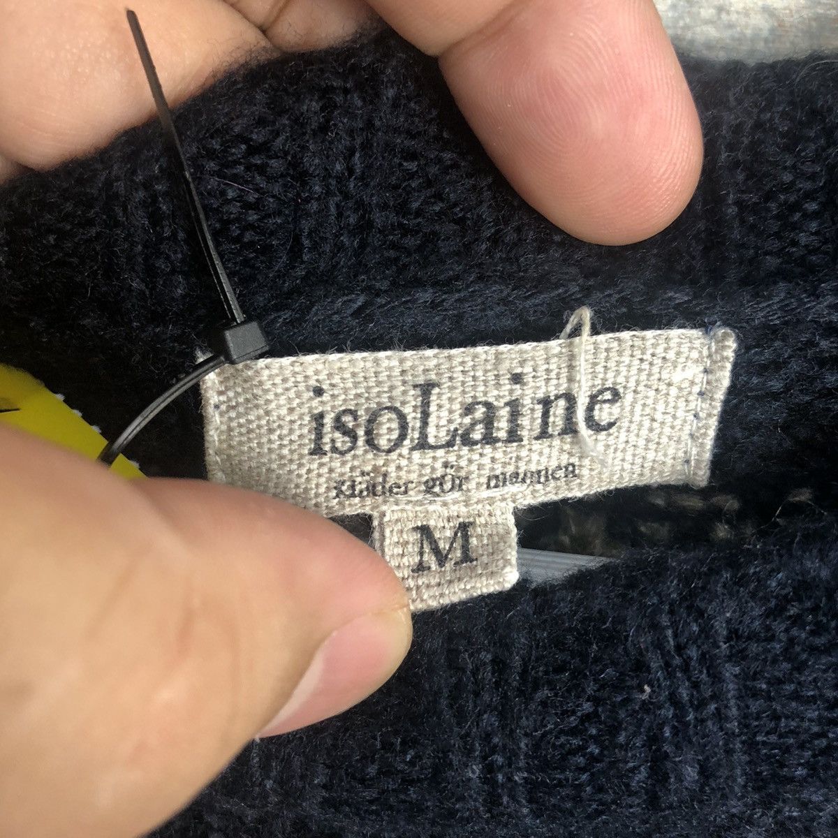 Homespun Knitwear Iso Laine Blue navajo Knitwear #A2270 Size M / US 6-8 / IT 42-44 - 11 Thumbnail