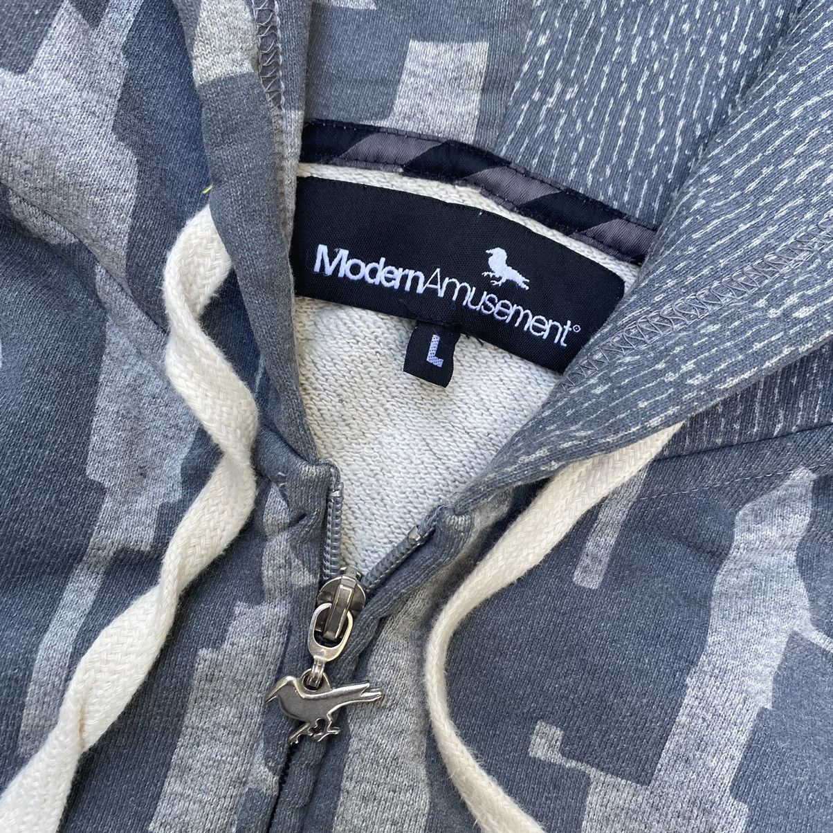 Japanese Brand Modern Amusement Full Printed Zipper Hoodie Sweatshirt Size US L / EU 52-54 / 3 - 6 Thumbnail