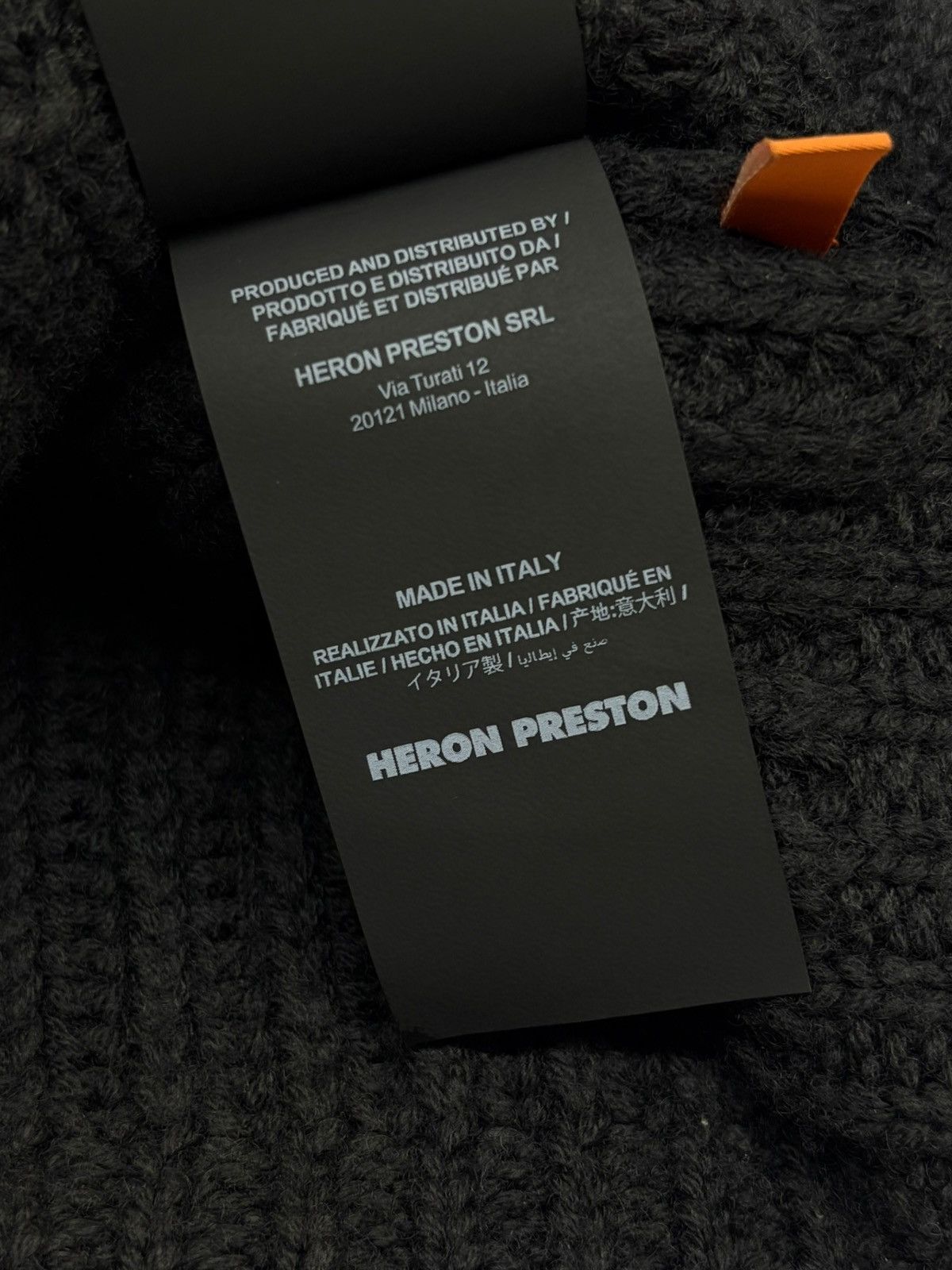 Heron Preston 🔥 HERON PRESTON RIBBED KNIT HAT FADE EFFECT RARE DESIGN Size ONE SIZE - 8 Thumbnail