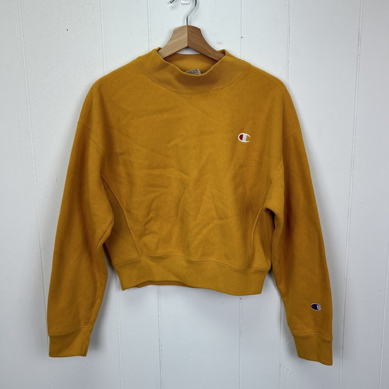 Champion Champion Reverse Weave Women Yellow Crewneck Sweater M Size M / US 6-8 / IT 42-44 - 1 Thumbnail