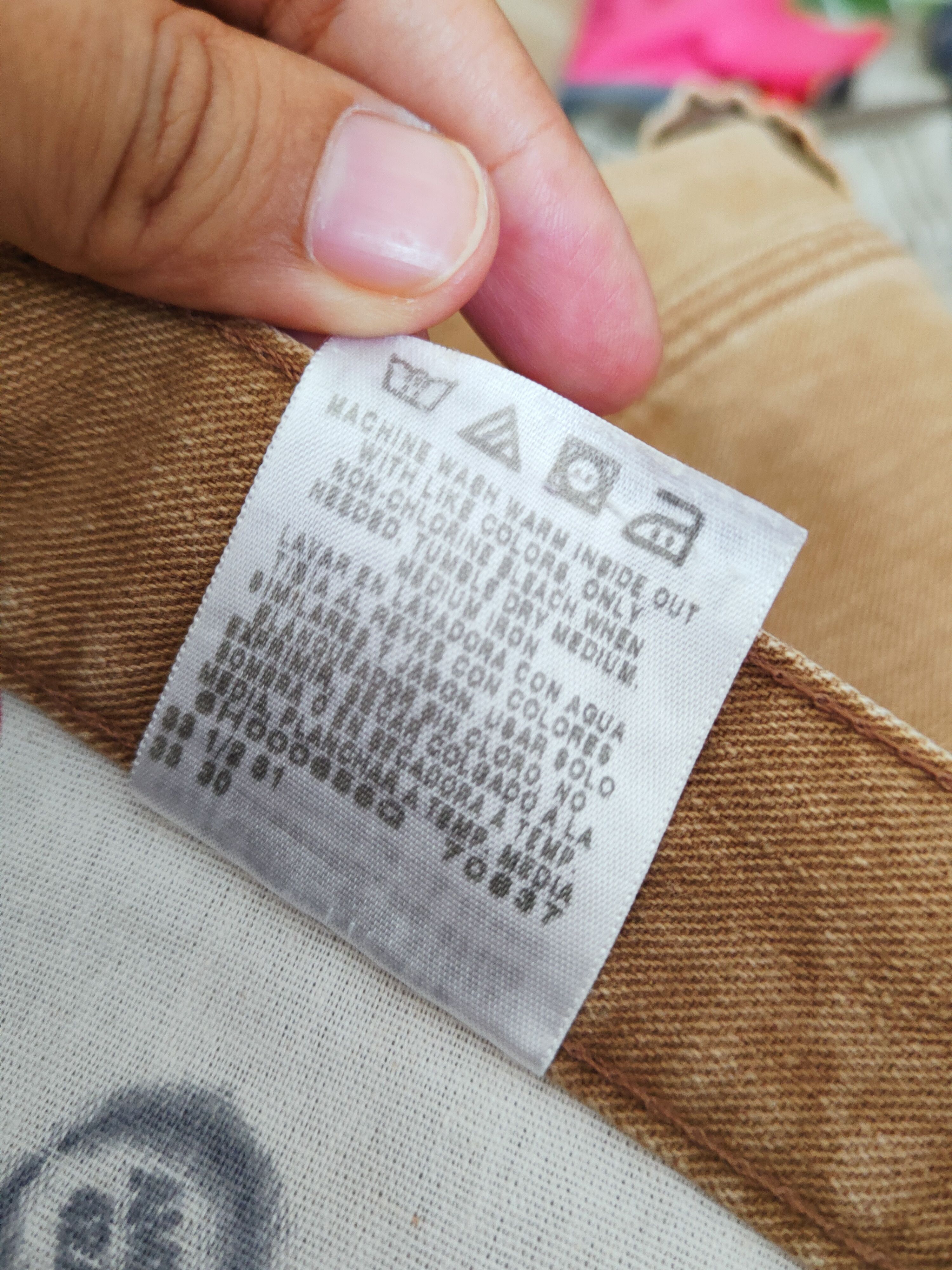 Lee Lee Dungarees Carpenter Brown Distressed Ripped Jeans #W109 Size US 32 / EU 48 - 16 Thumbnail
